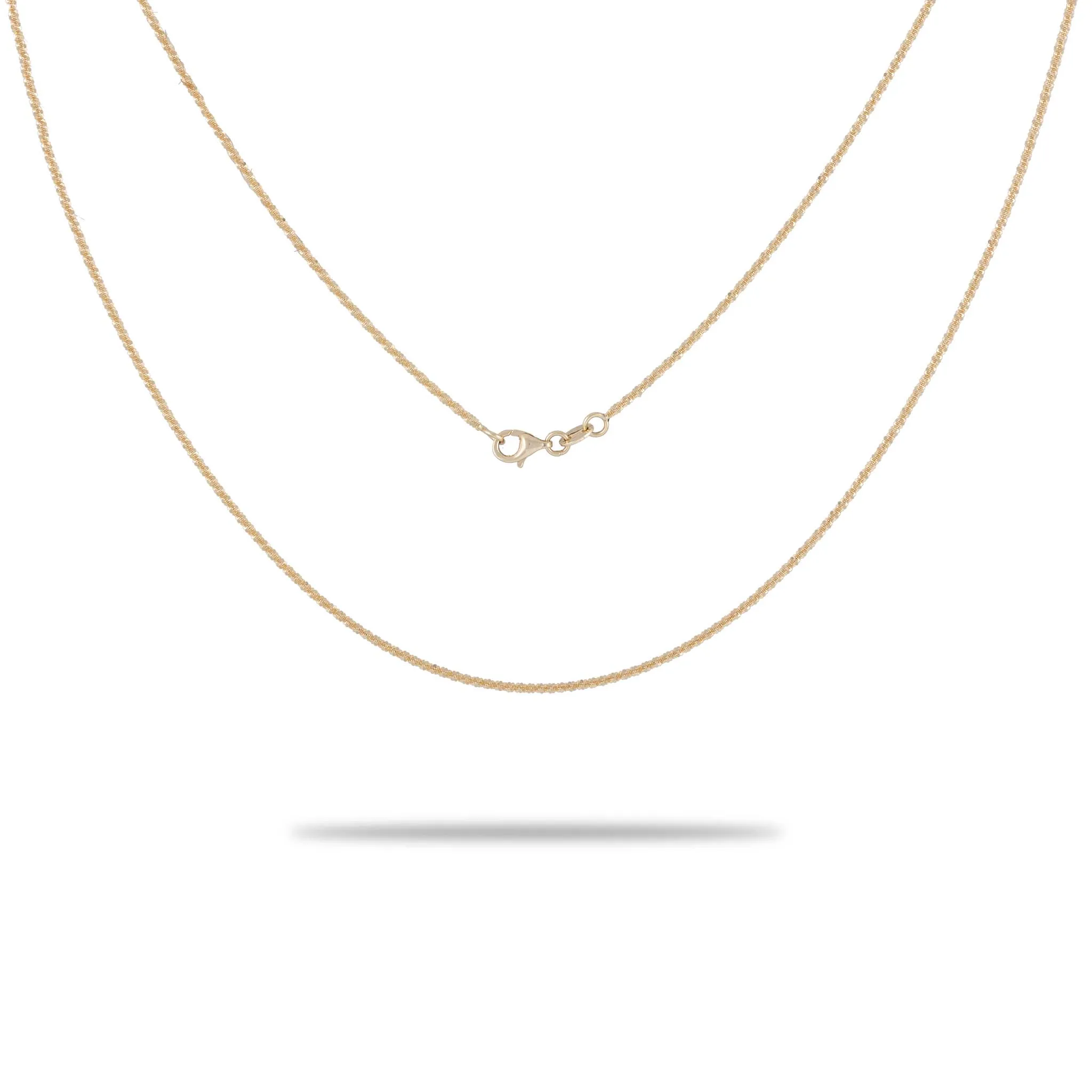 1.0mm Margarita Chain in Gold