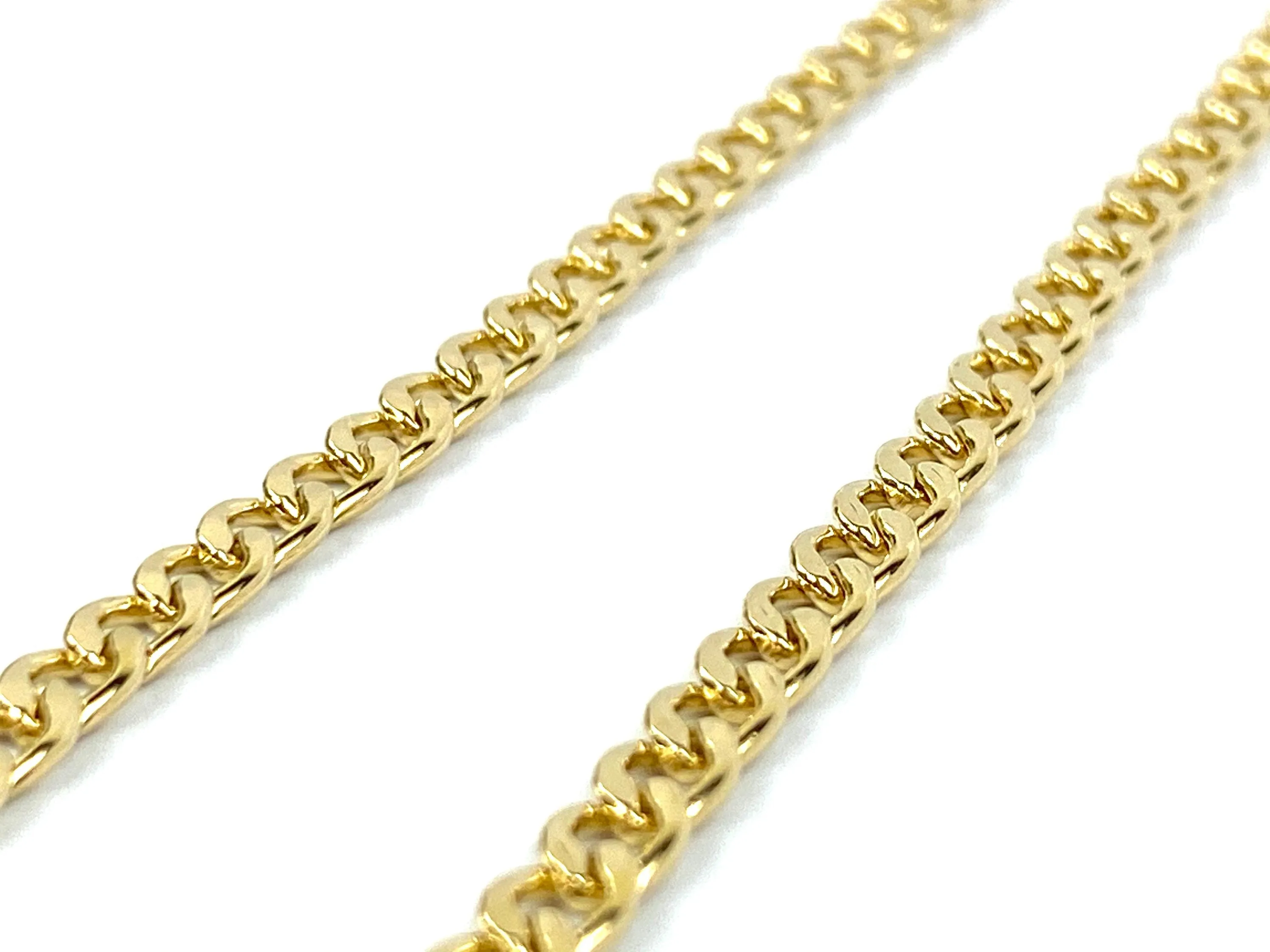 14KGF 20” 4.0mm Cuban Curb Chain, 14KGF, 14K Gold Filled, 14K Gold Fill, 14K Gold, Sku: S4007CHR-20