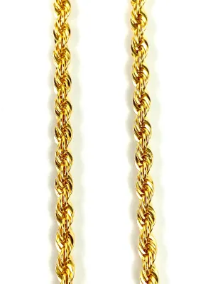 14KGF 22” 2mm Rope Chain, 14KGF, 14K Gold Filled, 14K Gold Fill, Sku: RC14-1