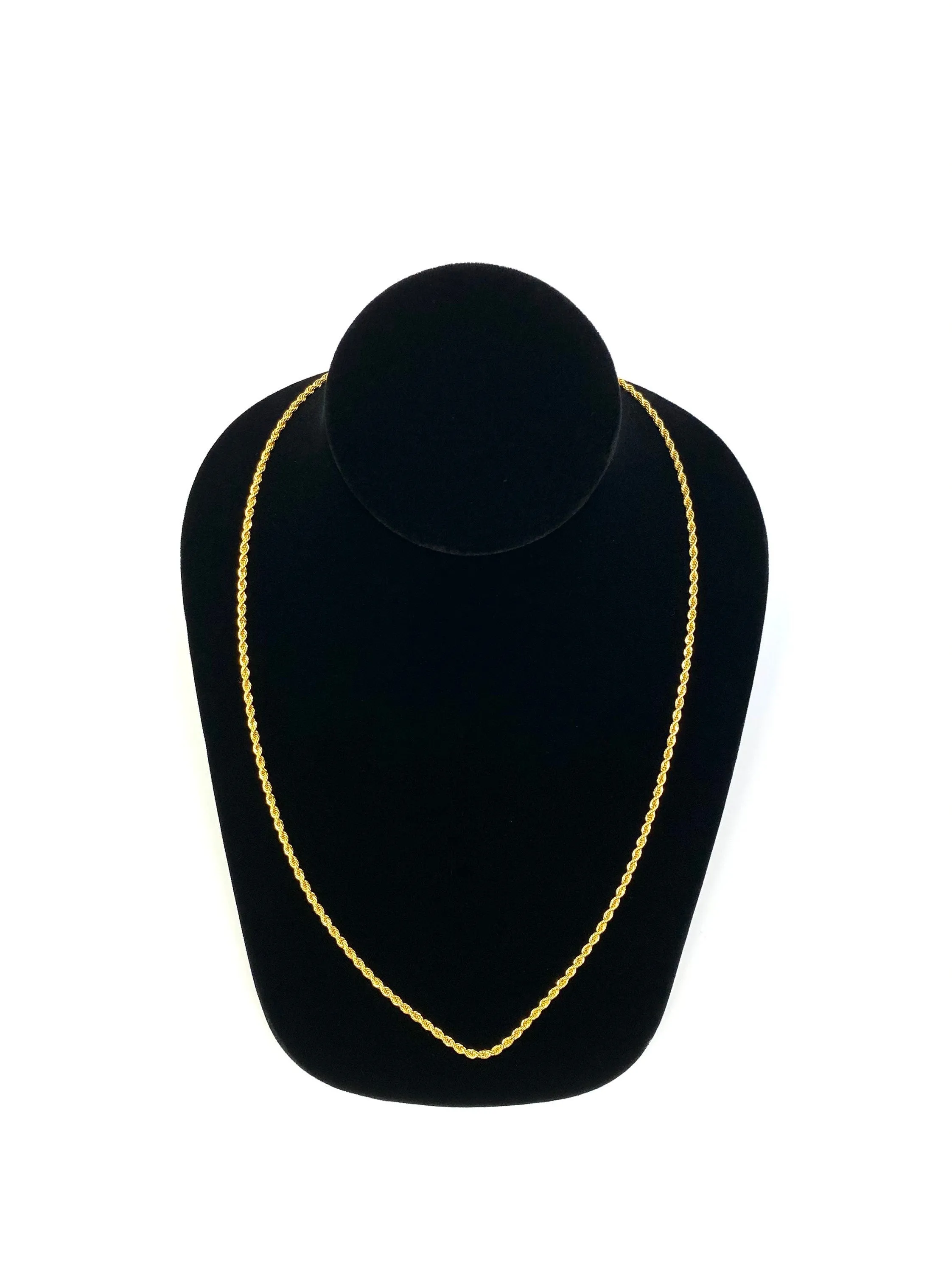 14KGF 22” 2mm Rope Chain, 14KGF, 14K Gold Filled, 14K Gold Fill, Sku: RC14-1