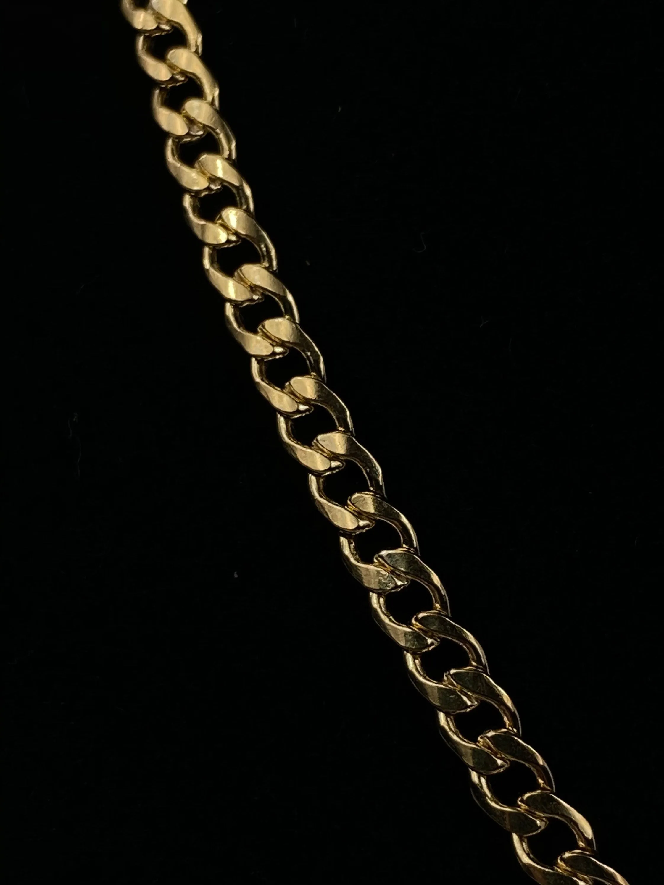 14KGF 24” 3.0mm Cuban Curb Chain, 14KGF, 14K Gold Filled, 14K Gold Fill, 14K Gold, Sku: S3309CHR-24