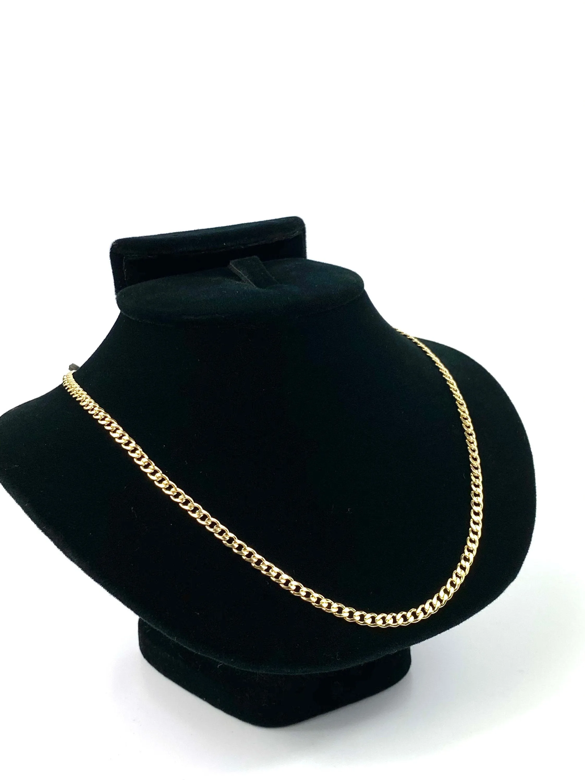 14KGF 24” 3.0mm Cuban Curb Chain, 14KGF, 14K Gold Filled, 14K Gold Fill, 14K Gold, Sku: S3309CHR-24