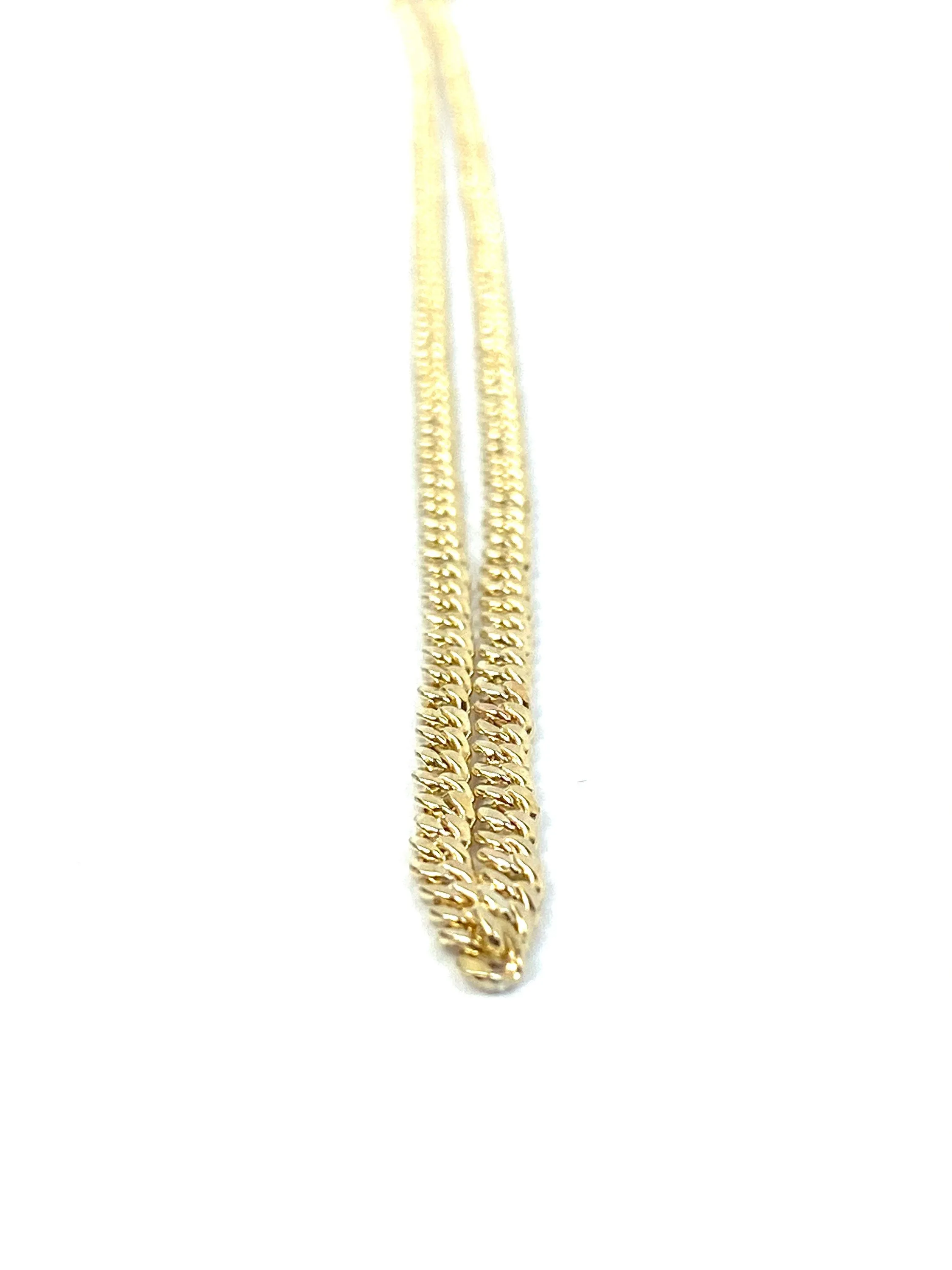14KGF 24” 3.0mm Cuban Curb Chain, 14KGF, 14K Gold Filled, 14K Gold Fill, 14K Gold, Sku: S3309CHR-24