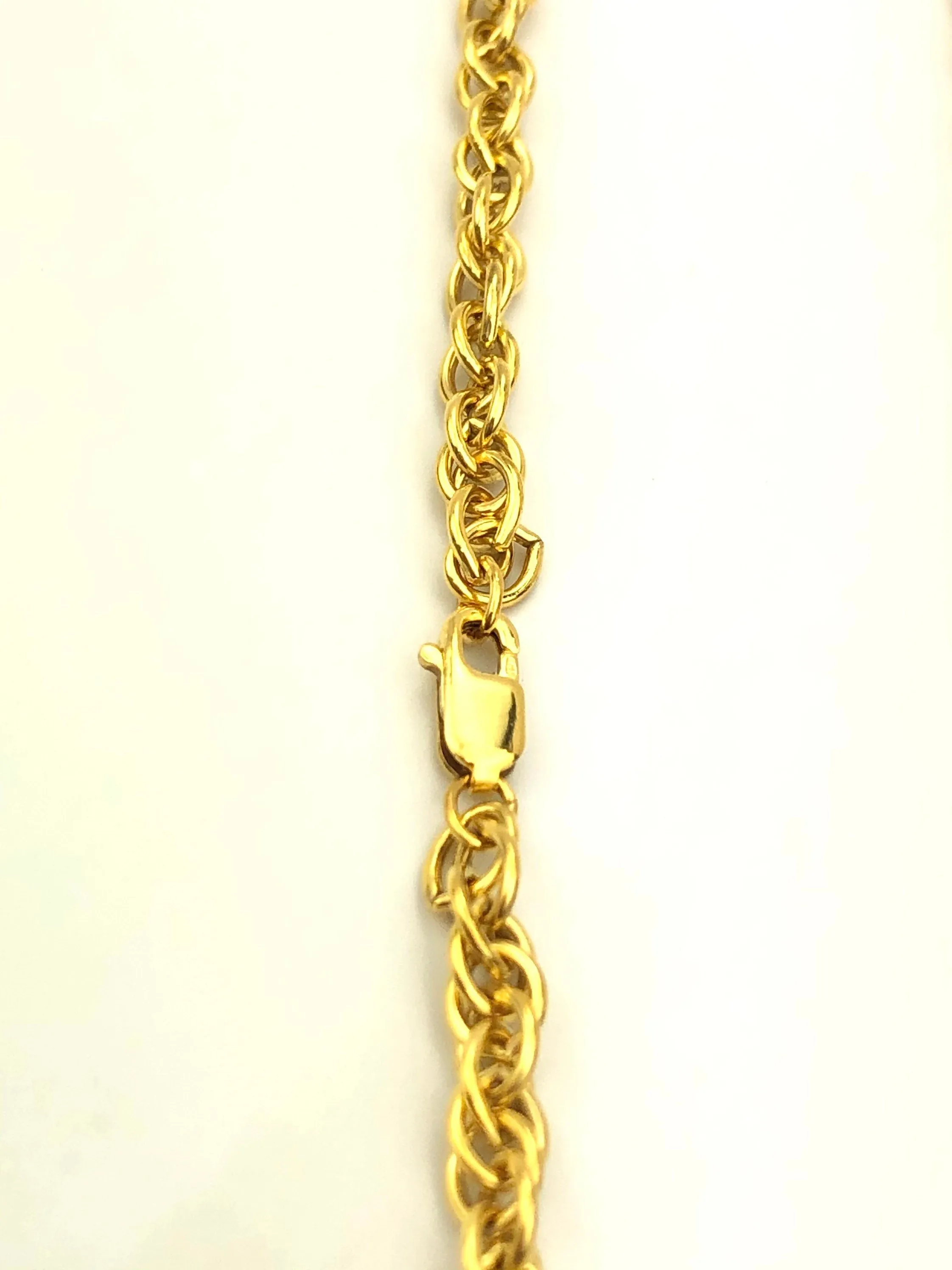14KGF 2.9mm Double Rope Chain Sku#W294
