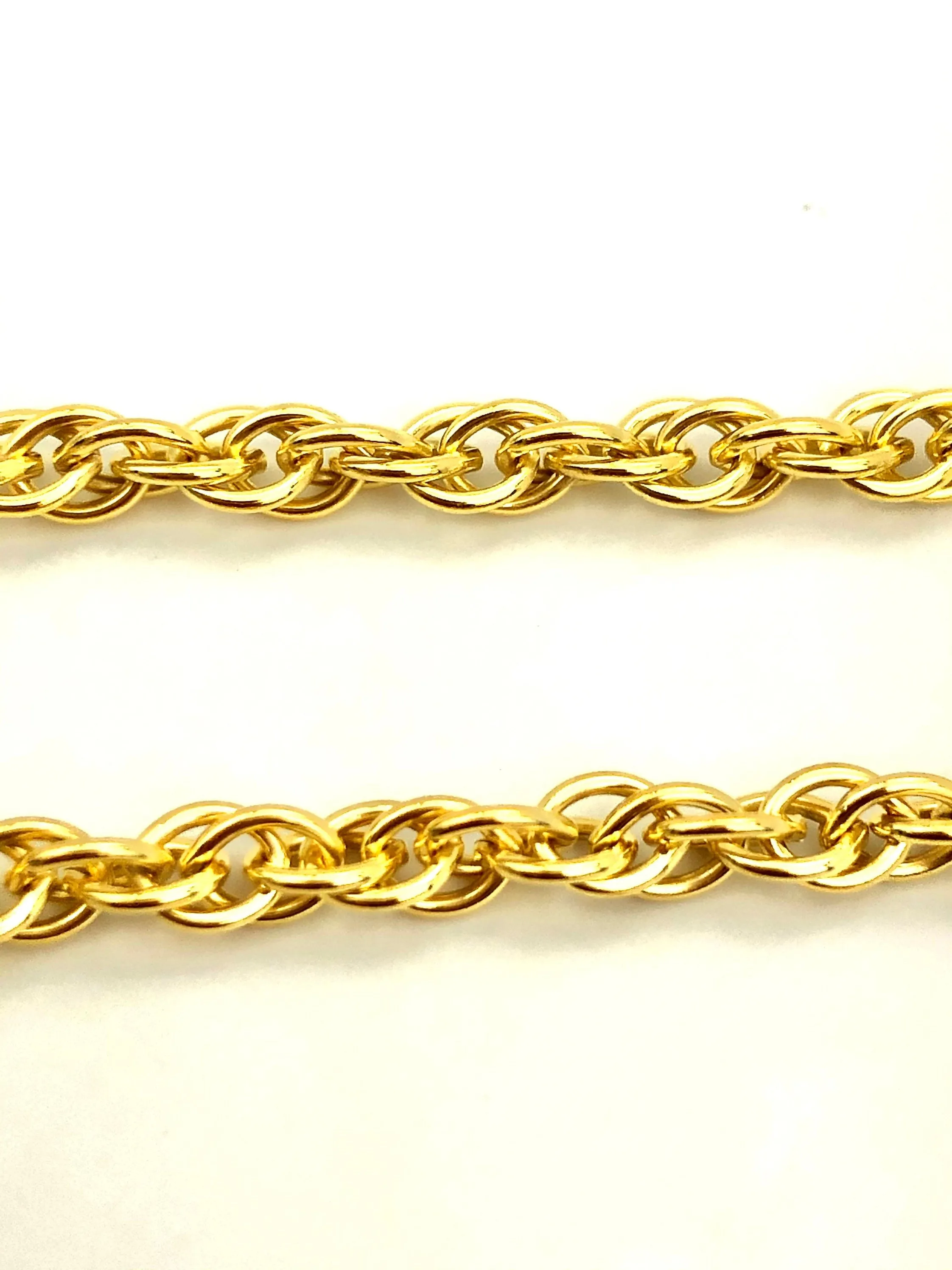 14KGF 2.9mm Double Rope Chain Sku#W294