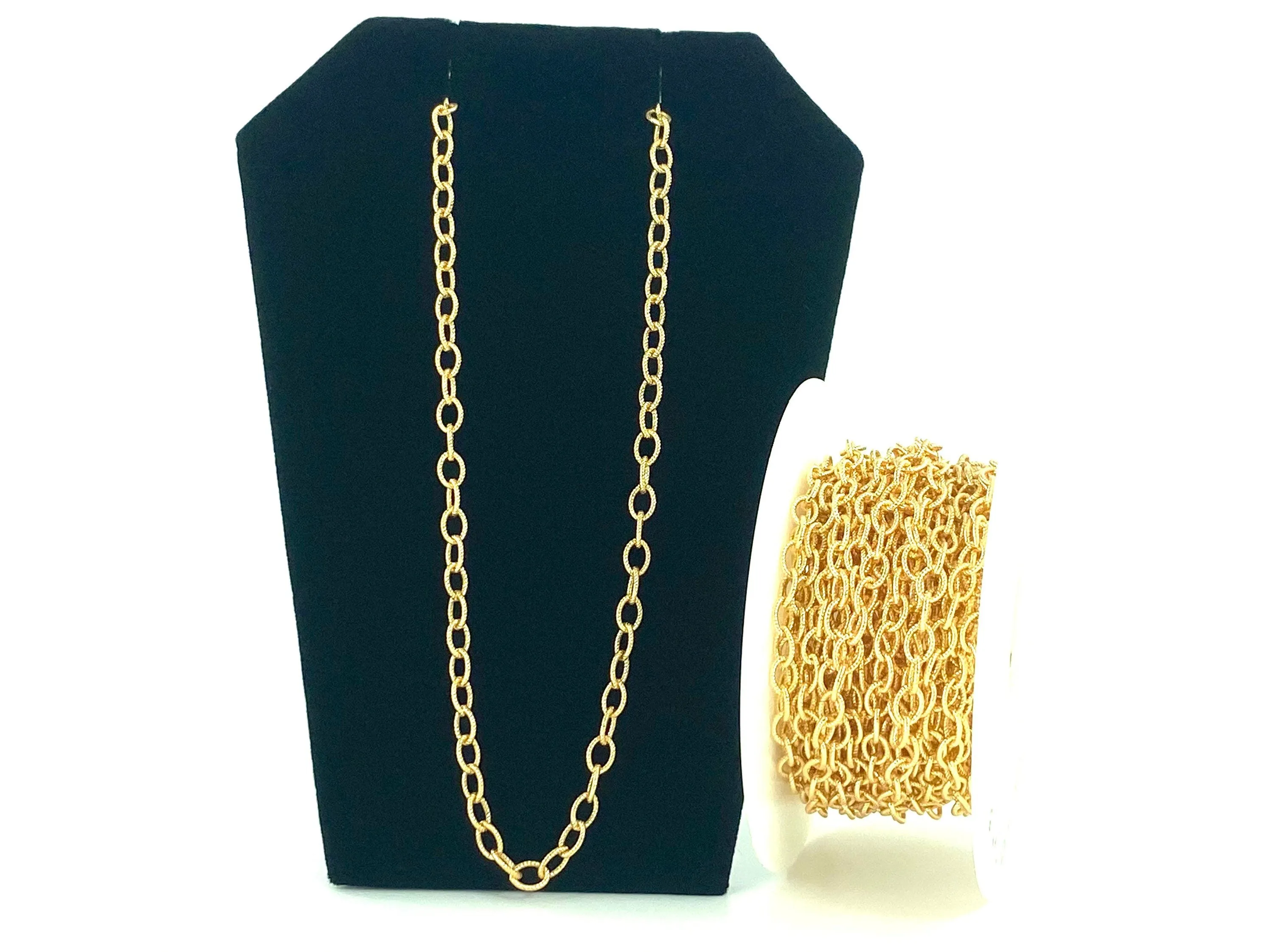 14KGF 4.2mm Screw Wire Cable Chain Rolls, 14K Gold Filled, 14K Gold Fill, Sku:SM417