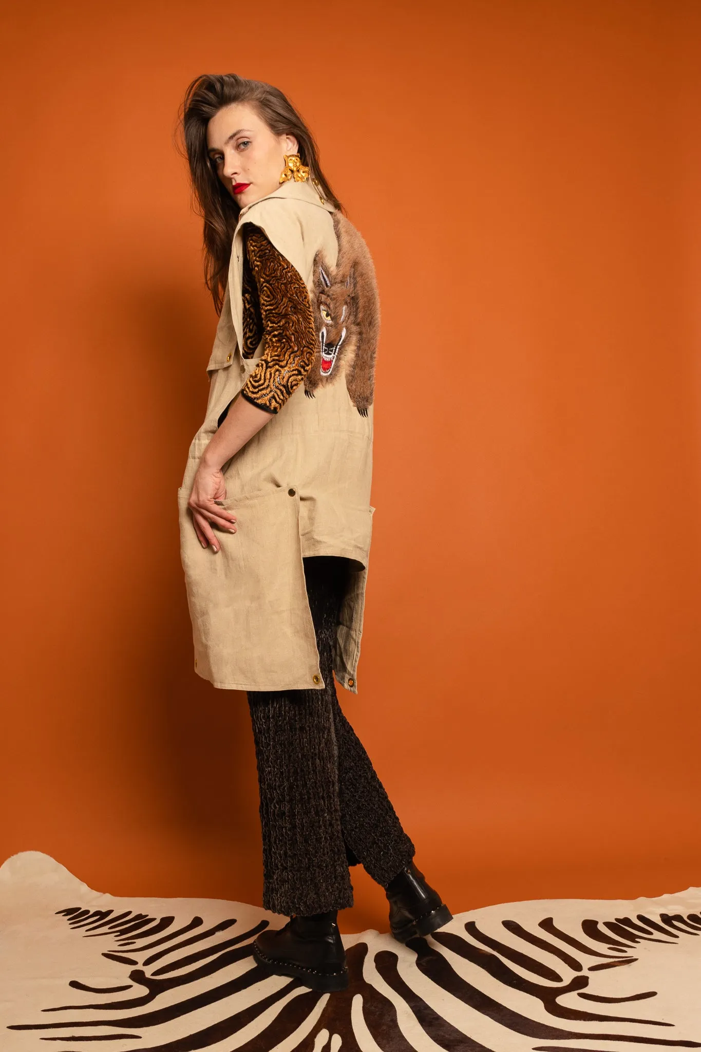 1981 Wolf Duster Linen Vest