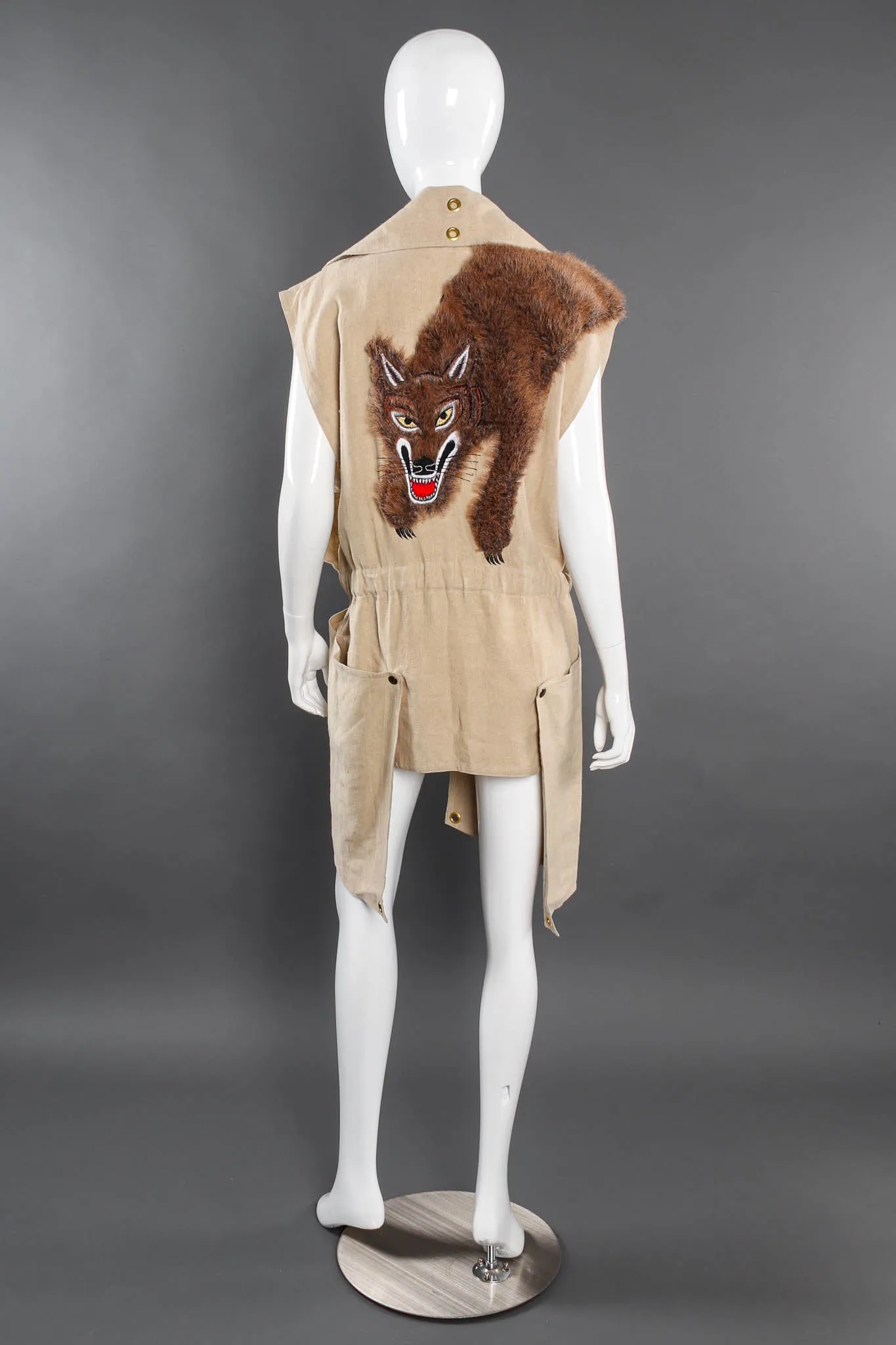 1981 Wolf Duster Linen Vest