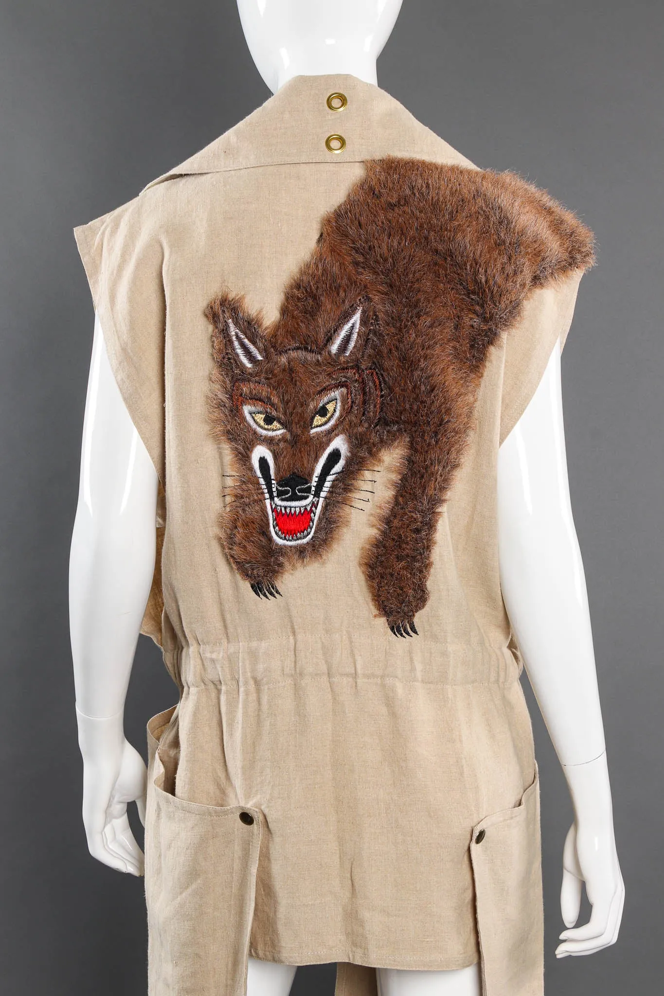 1981 Wolf Duster Linen Vest