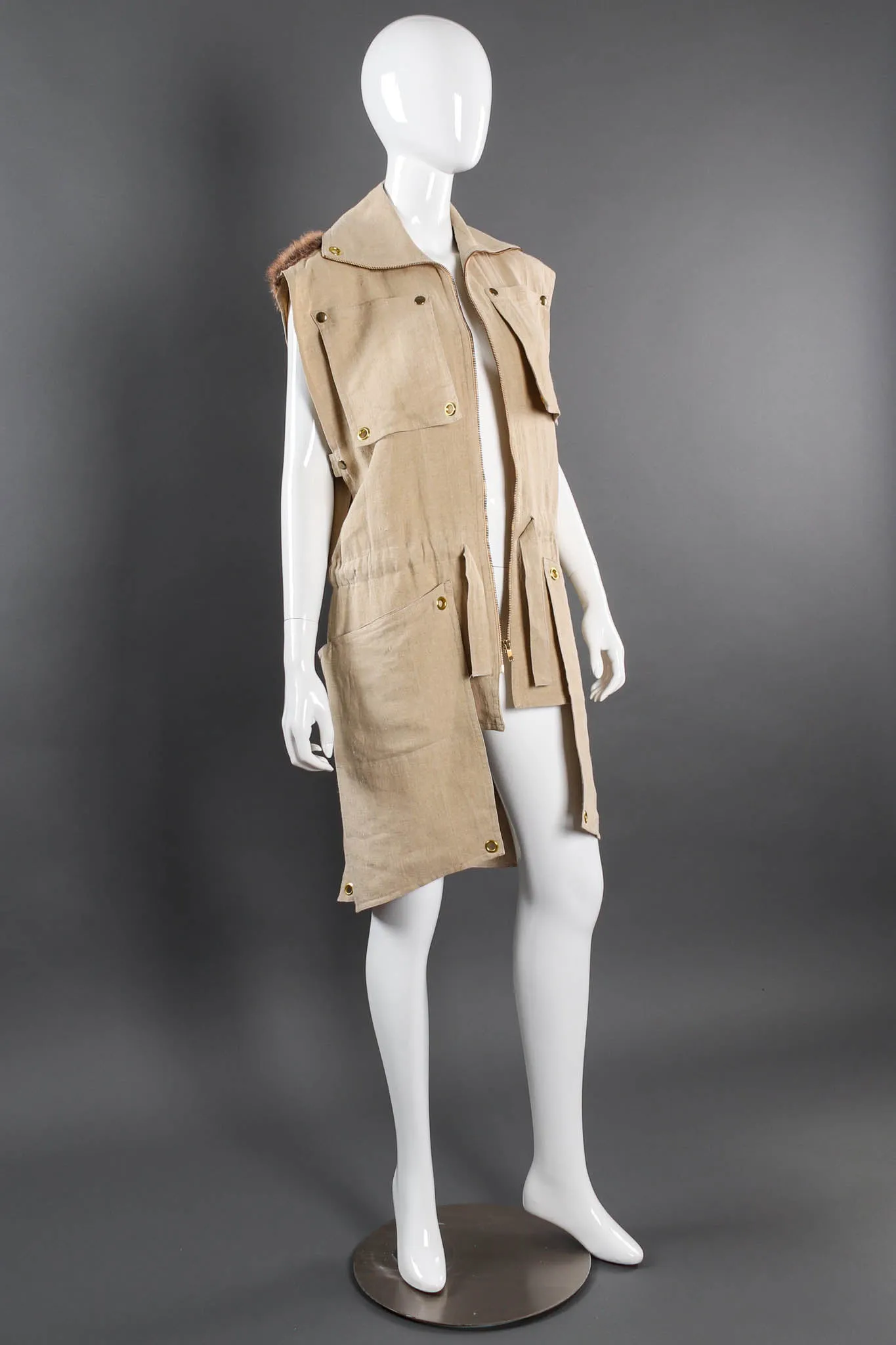 1981 Wolf Duster Linen Vest