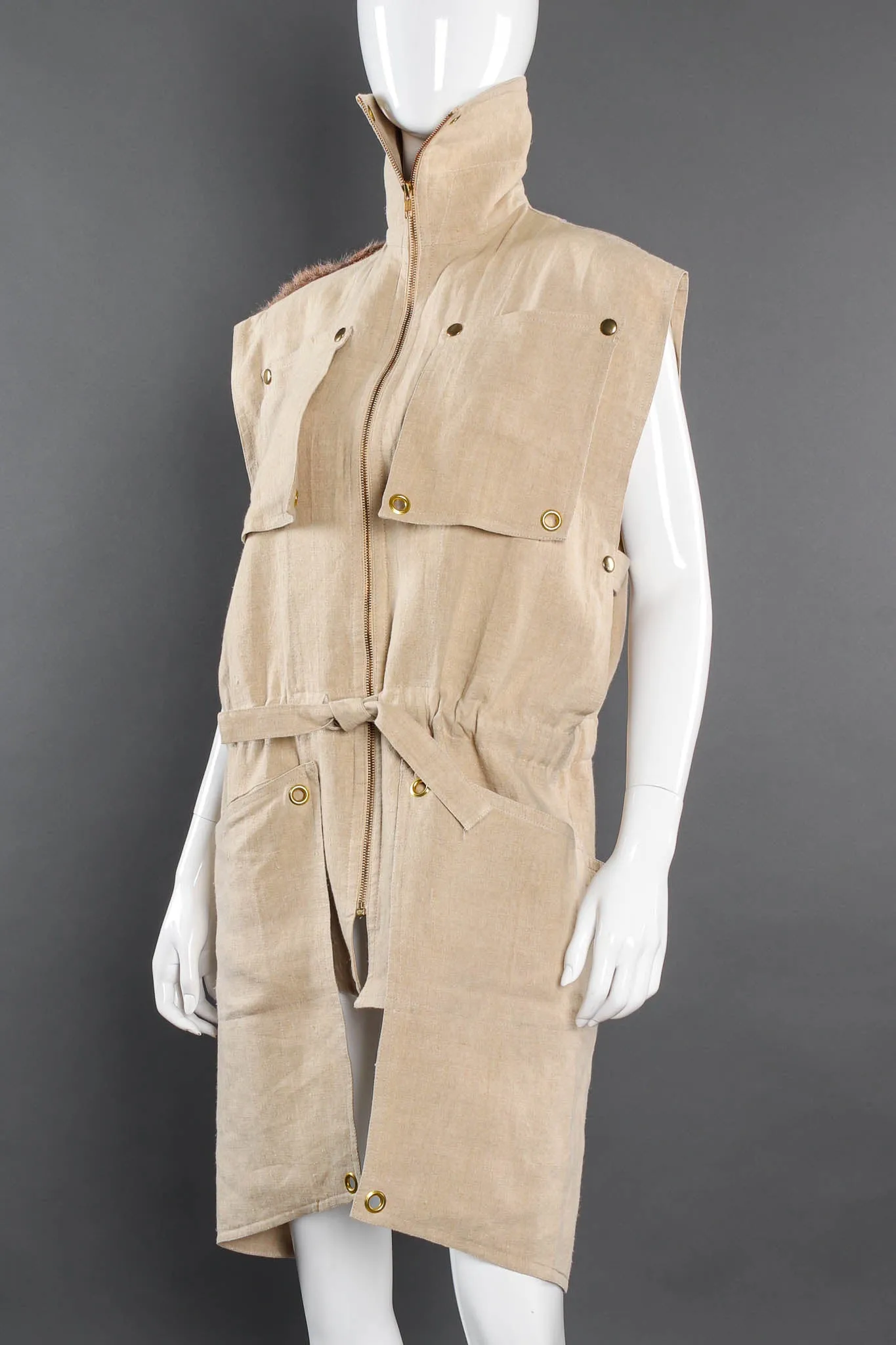 1981 Wolf Duster Linen Vest