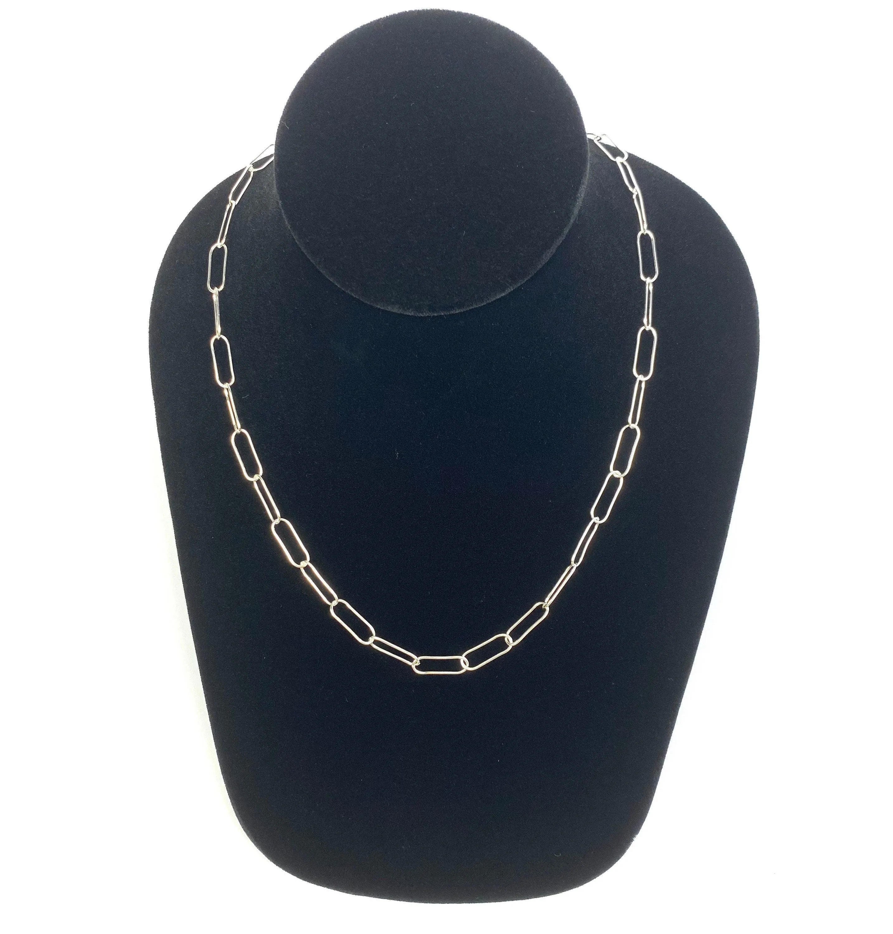 20” 5mm Sterling Silver Elongated Chain, Sku: SM768LC-20
