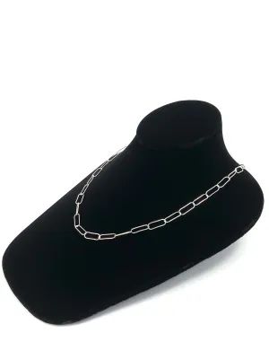 20” 5mm Sterling Silver Elongated Chain, Sku: SM768LC-20