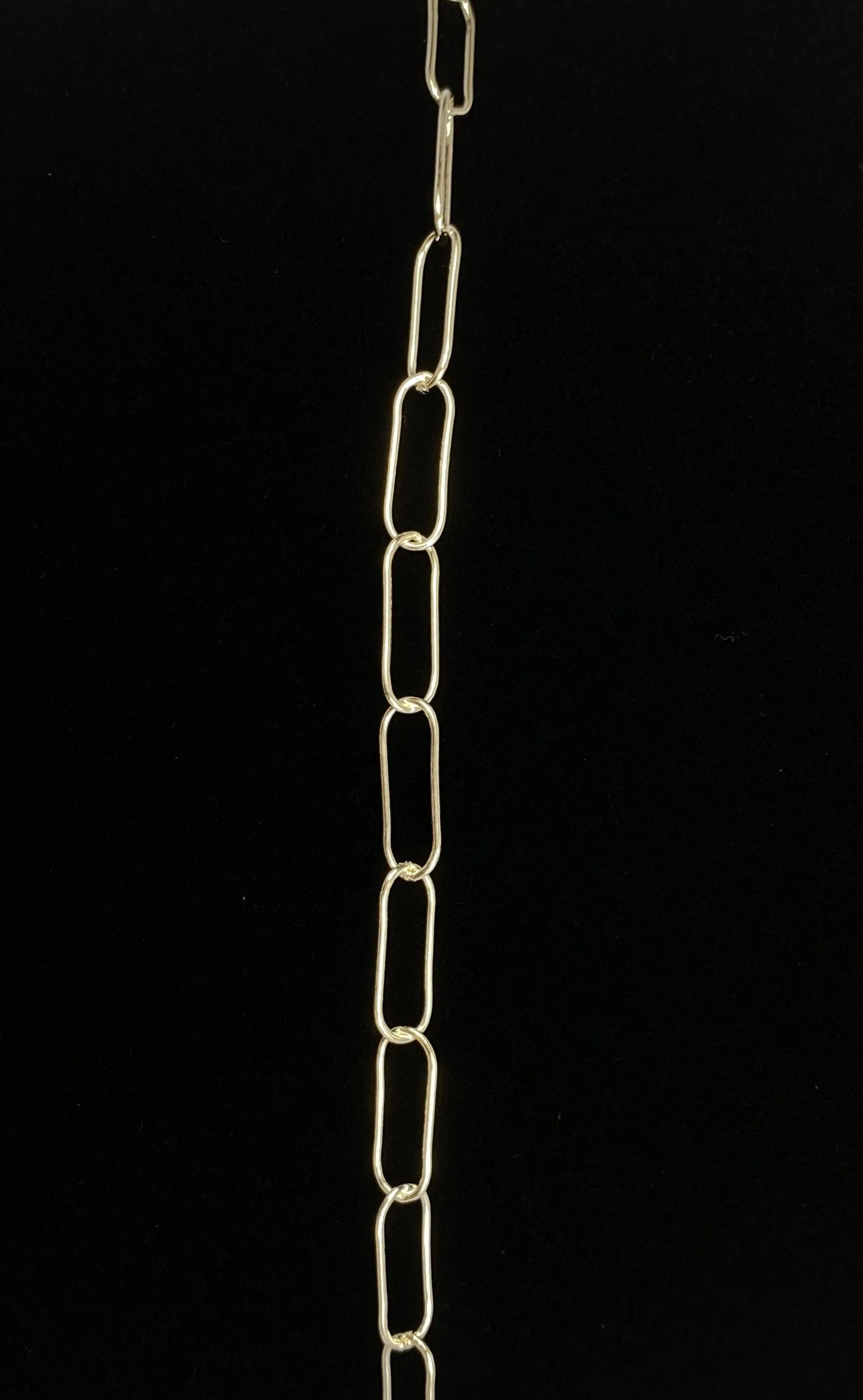 20” 5mm Sterling Silver Elongated Chain, Sku: SM768LC-20