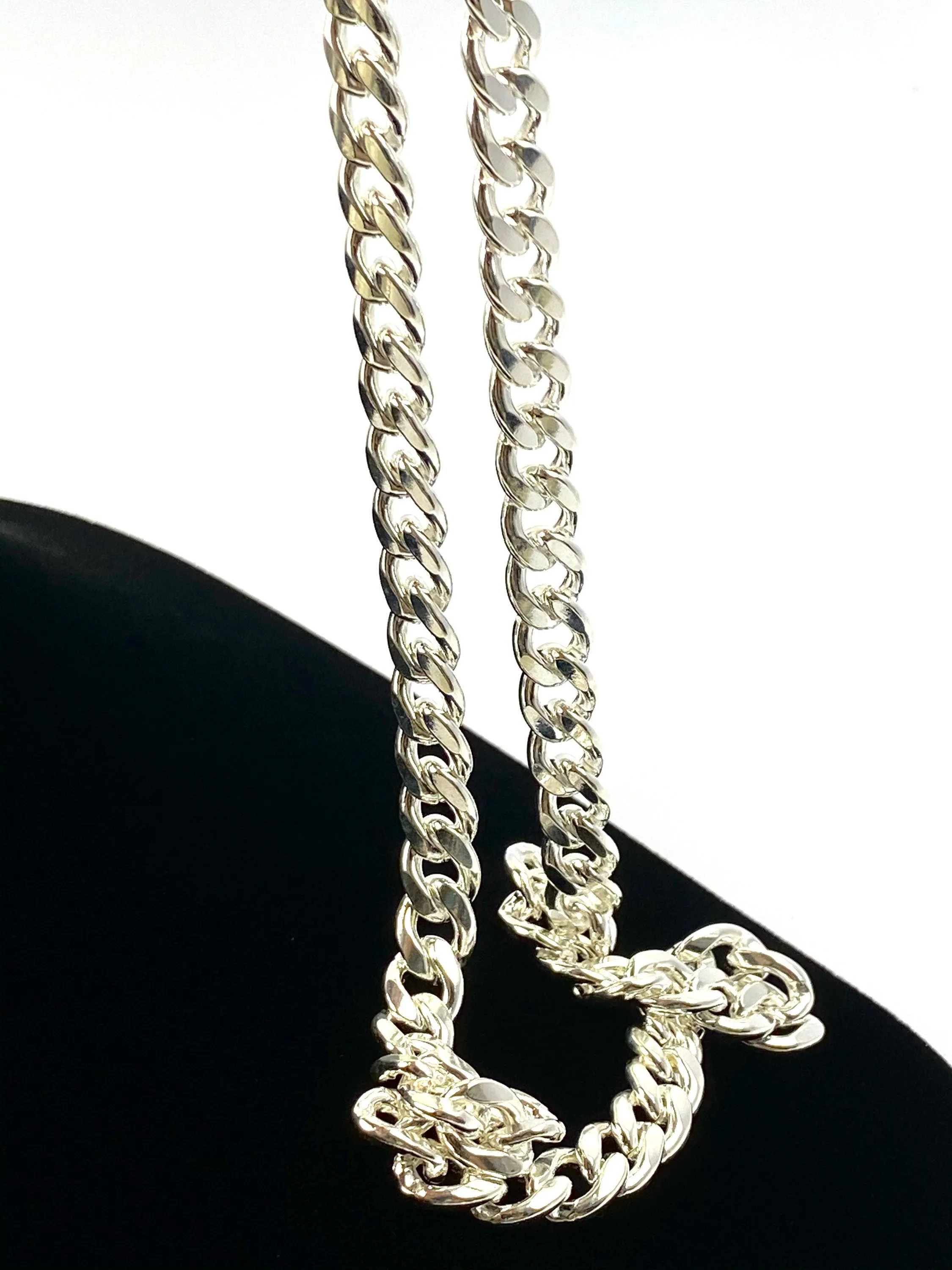20” Sterling Silver Curb Chain, Sku: SM95LC-20