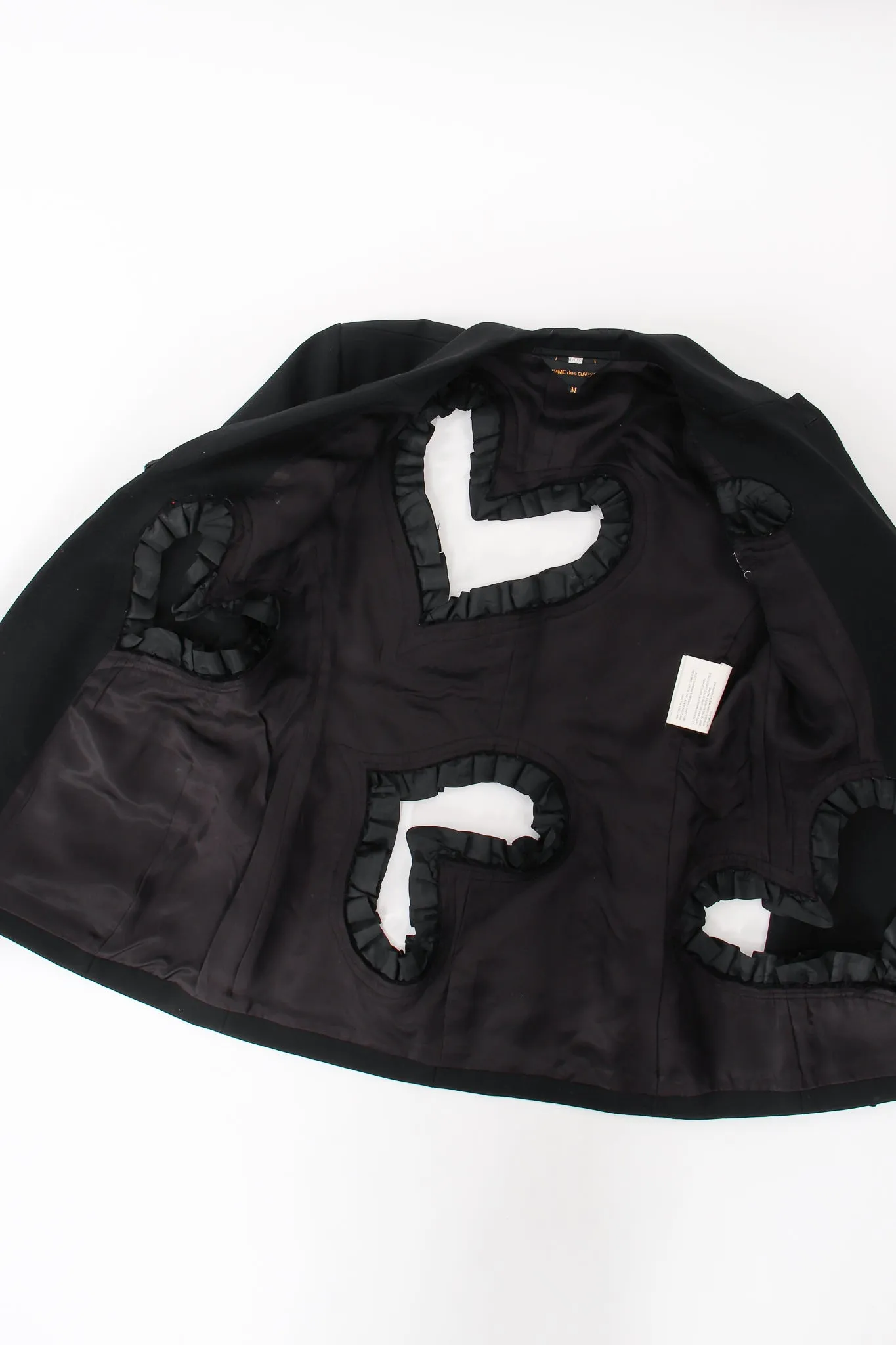 2008 Ruffle Heart Cutout Jacket