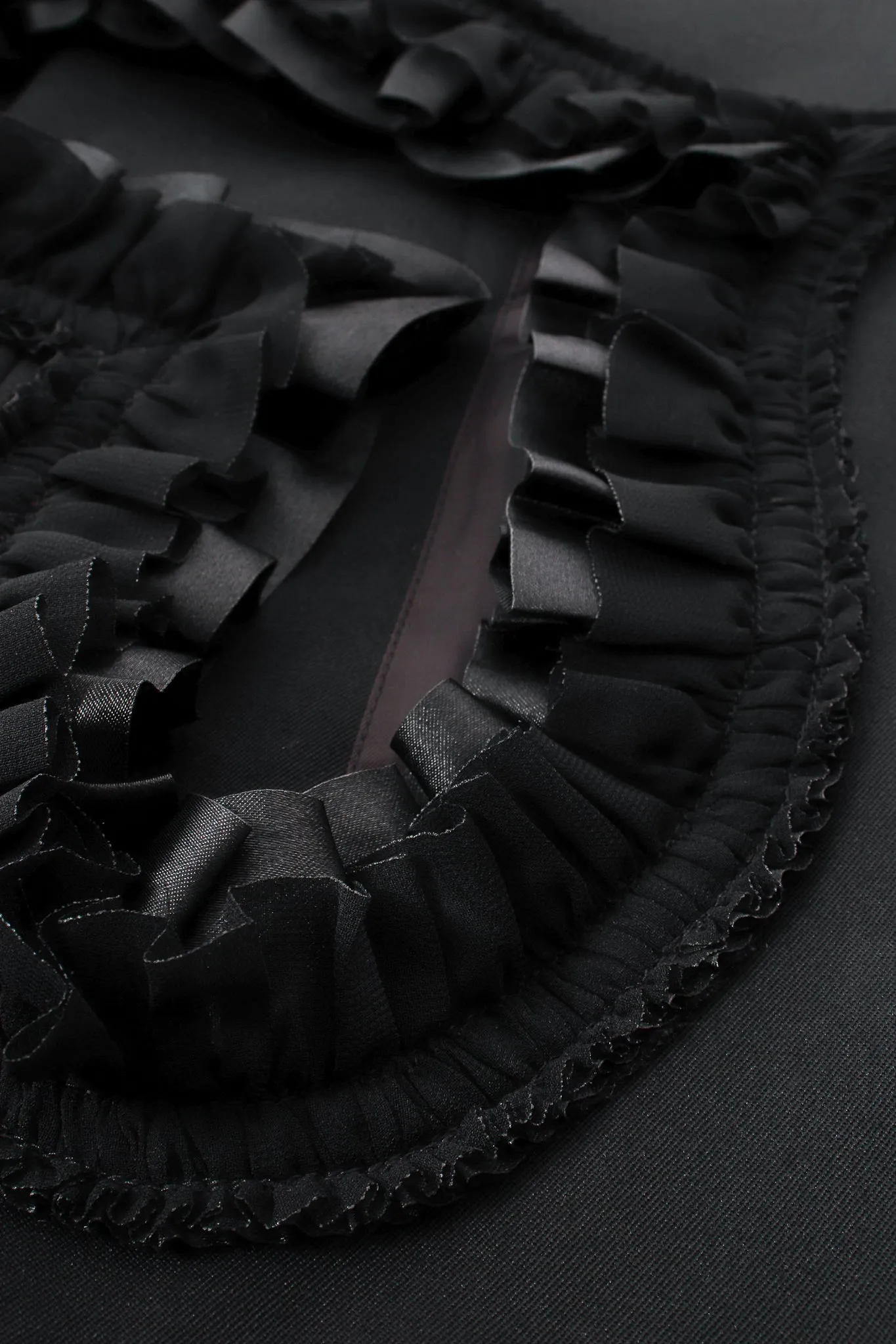2008 Ruffle Heart Cutout Jacket