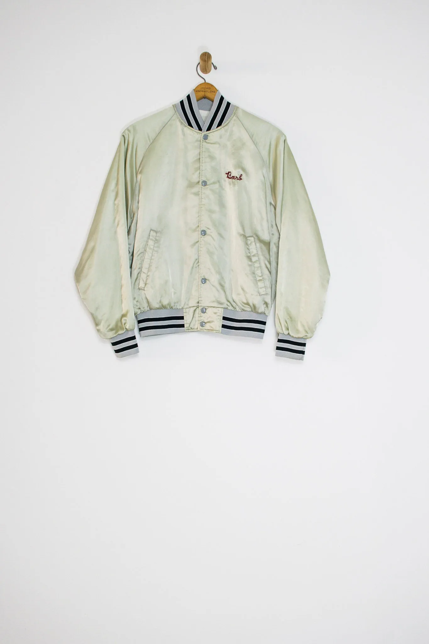 70’s “BARB” SATIN JACKET / MEDIUM
