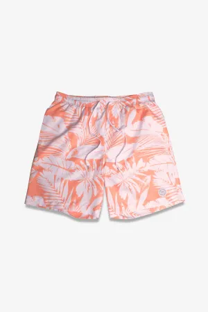 7" Tropical Contrast Swim Short