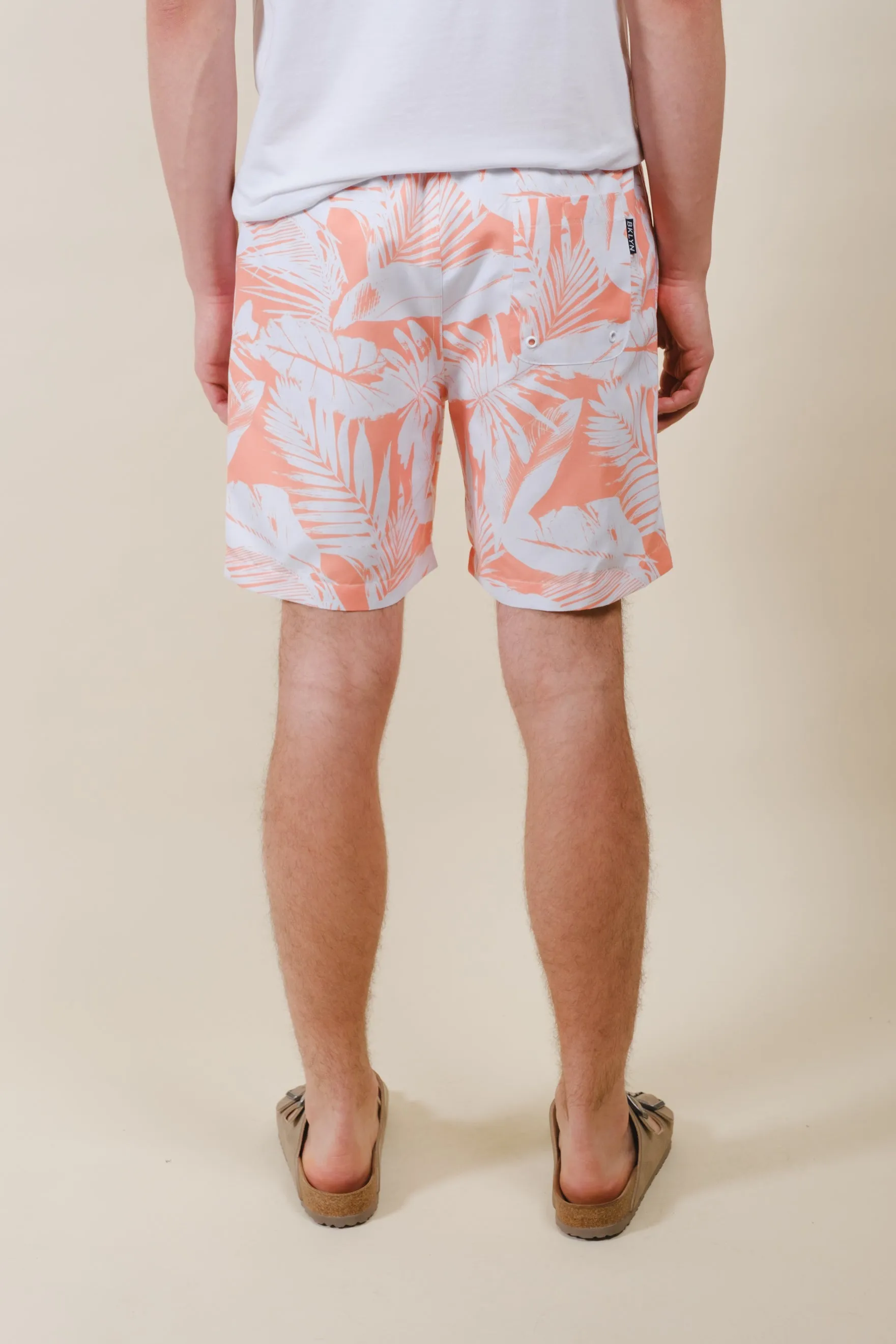 7" Tropical Contrast Swim Short