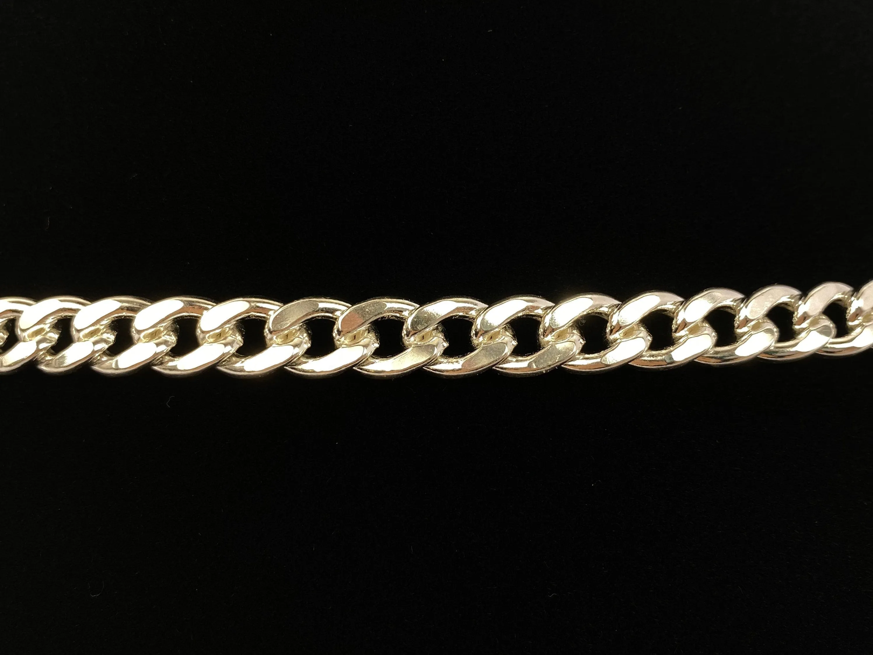 9mm Sterling Silver Curb Chain, Sku: SM94LC
