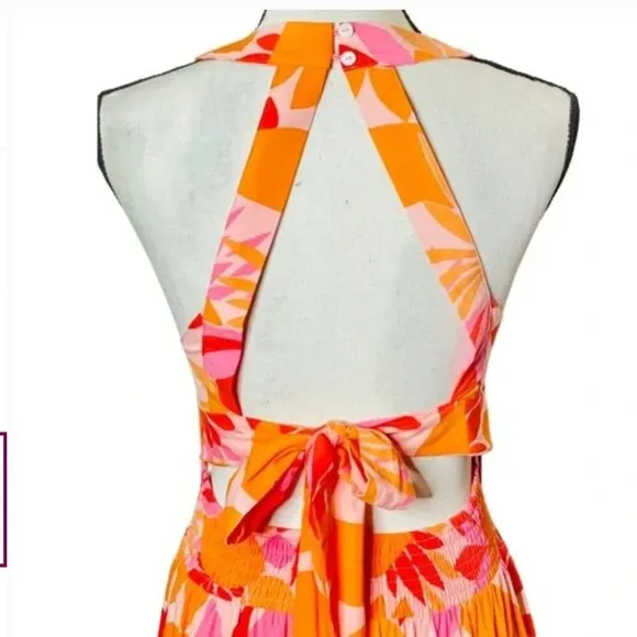 Abel the Label floral Anthropologie Rumi  dress xs