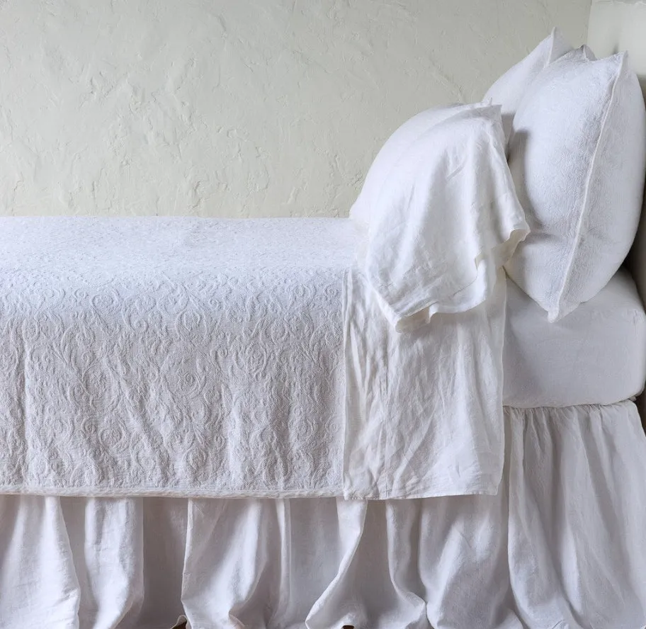 Adele Coverlet - White - King