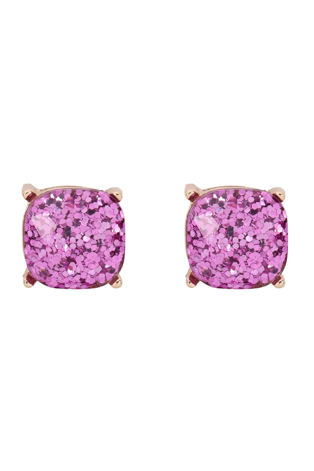 AE0333-GLITTER EPOXY STUD EARRINGS