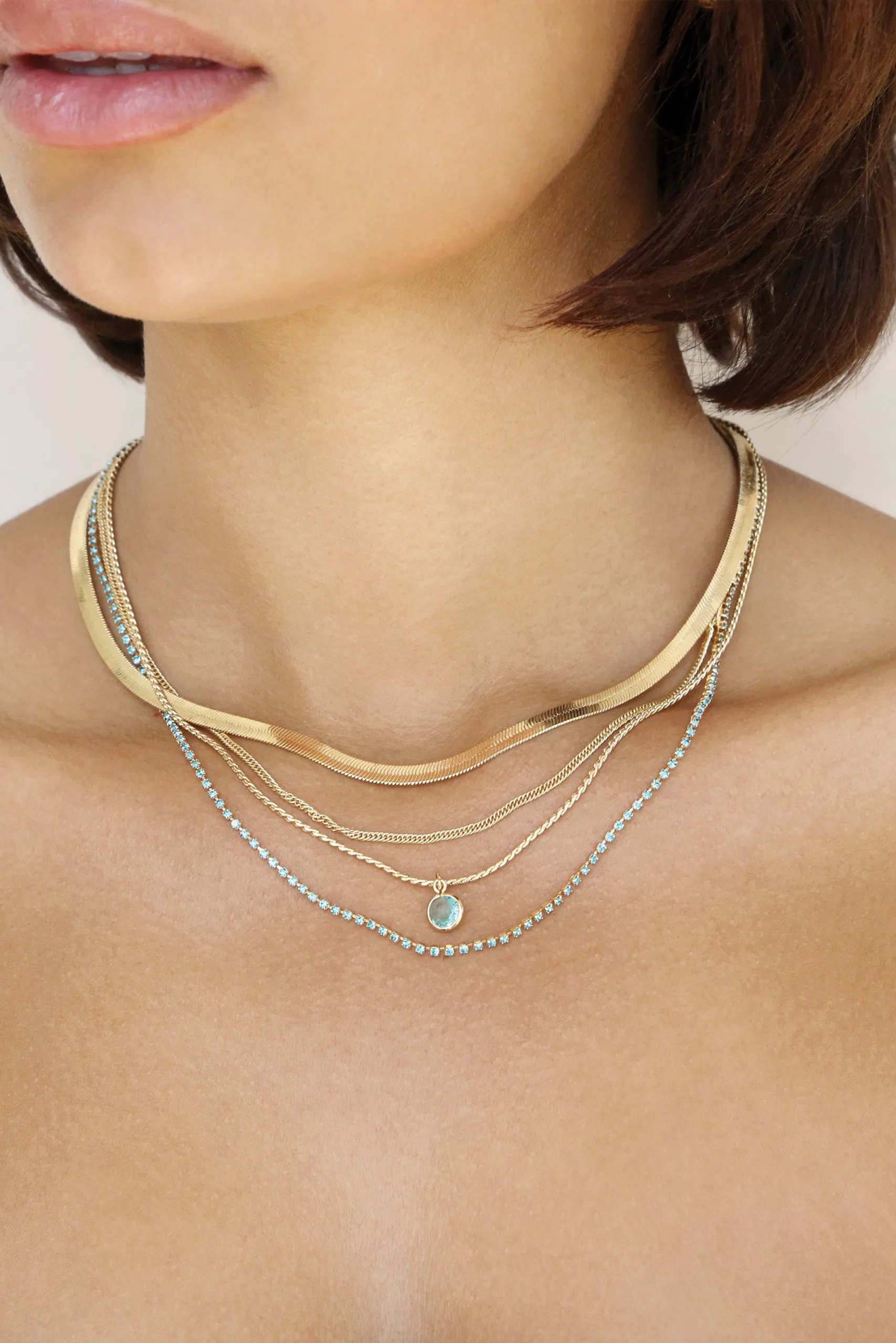 All the Chains Layered Necklace