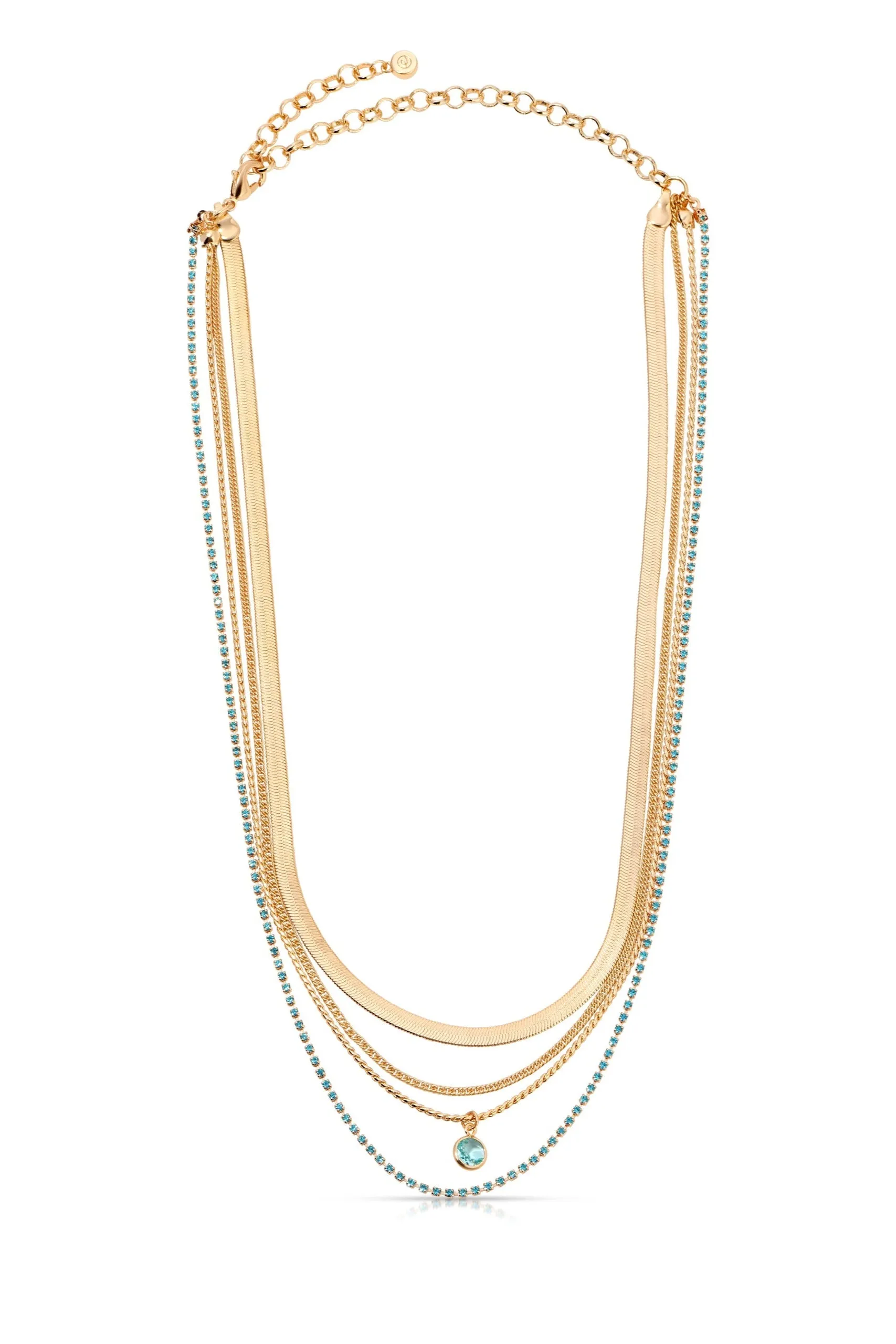 All the Chains Layered Necklace