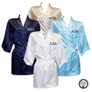 Alpha Xi Delta Satin Robe