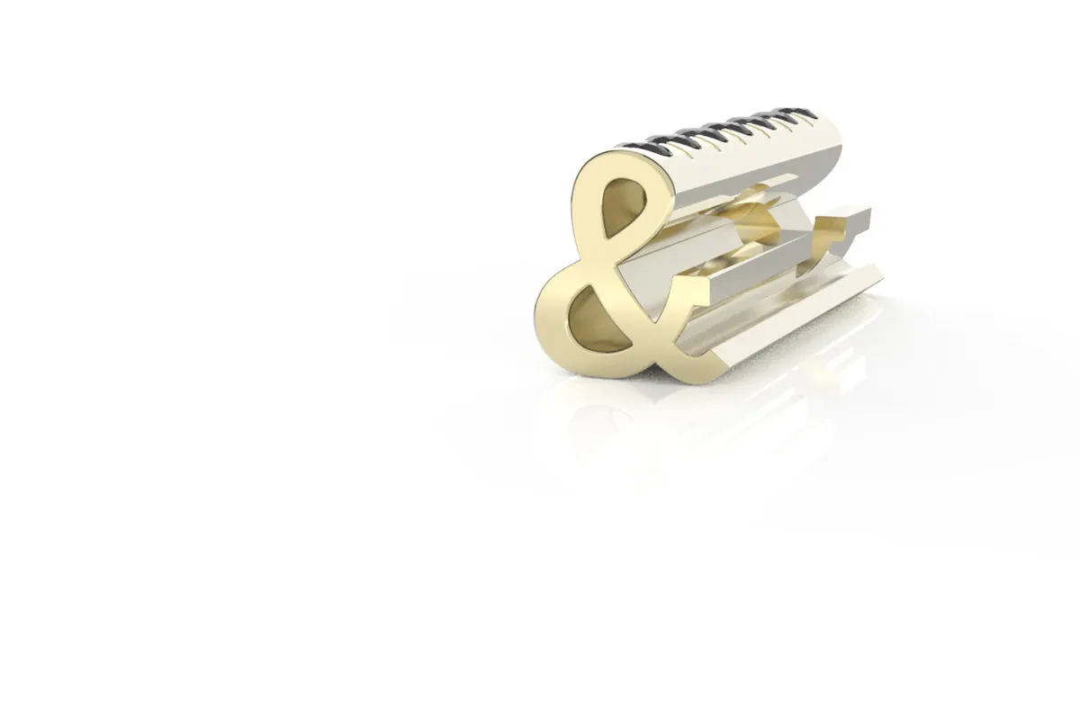 AMPERSAND - 14k Diamond Pavé - Pendant