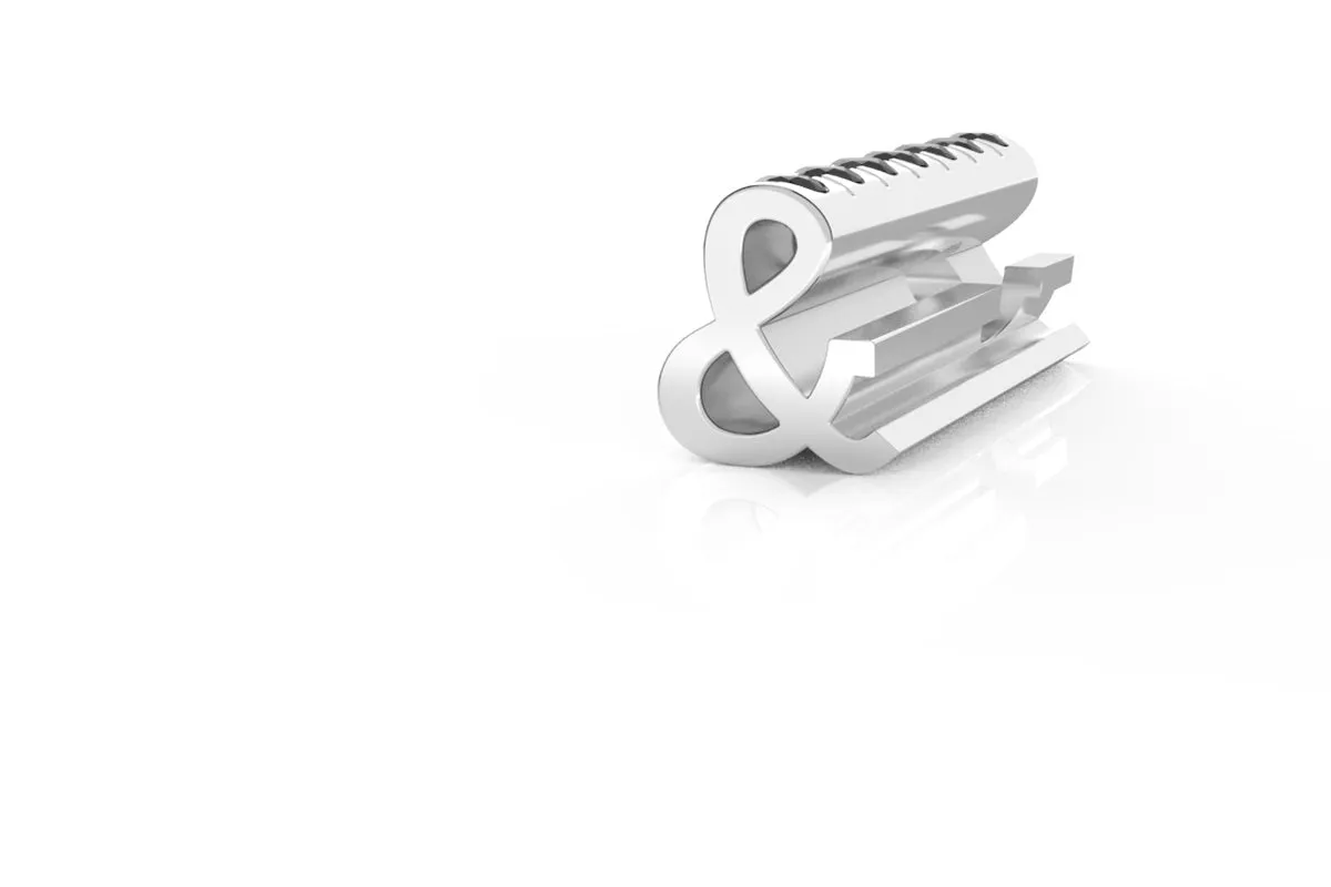 AMPERSAND - 14k Diamond Pavé - Pendant