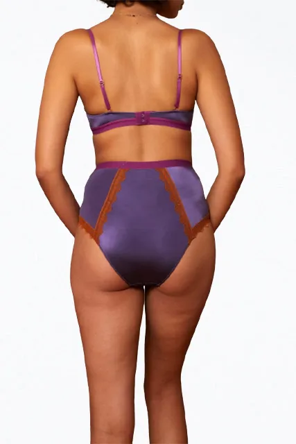 ARALIE LACE TRIM HIGH WAIST KNICKER