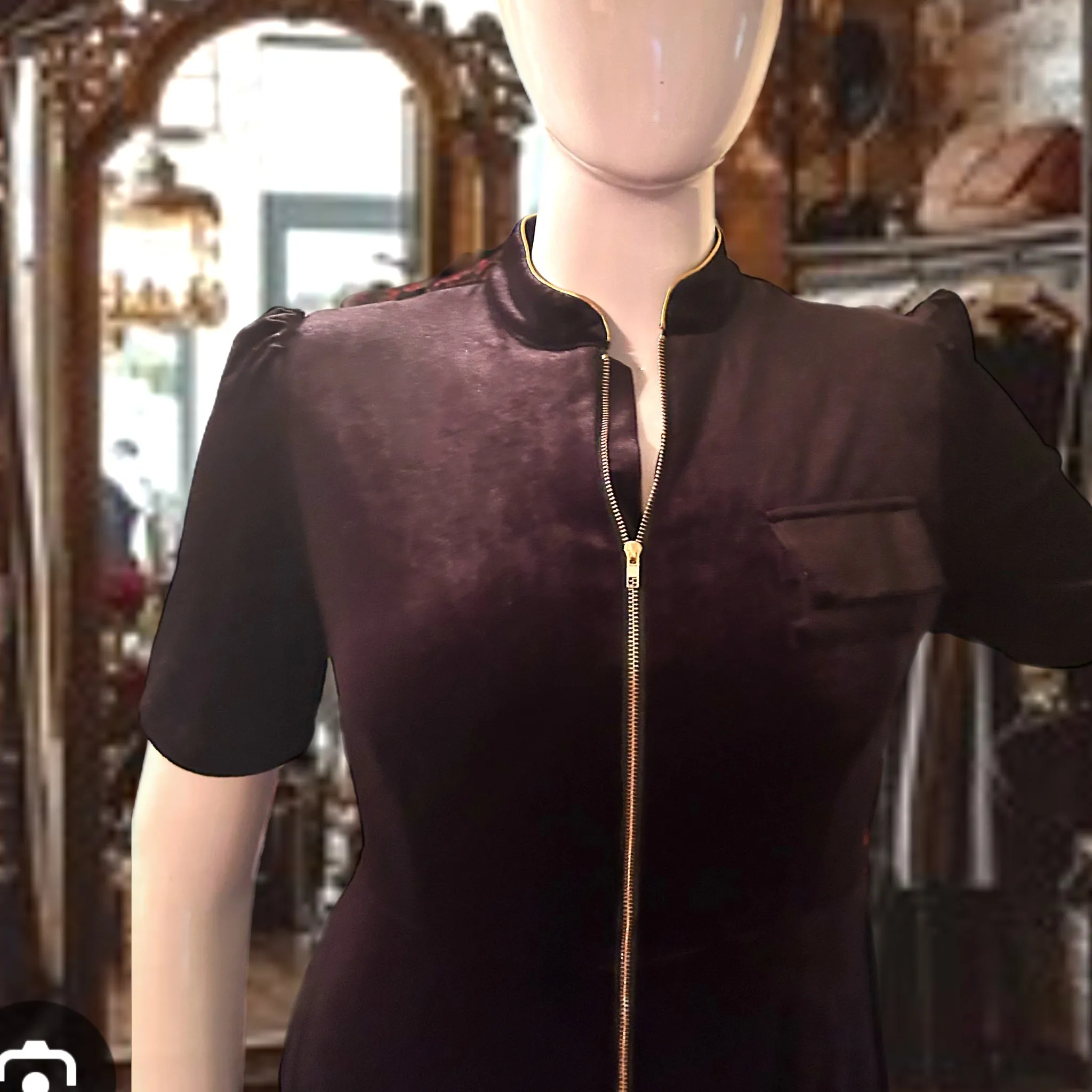 Audrey K THE SWEETEST TABOO BLACK VELVET DESIGNER DRESS