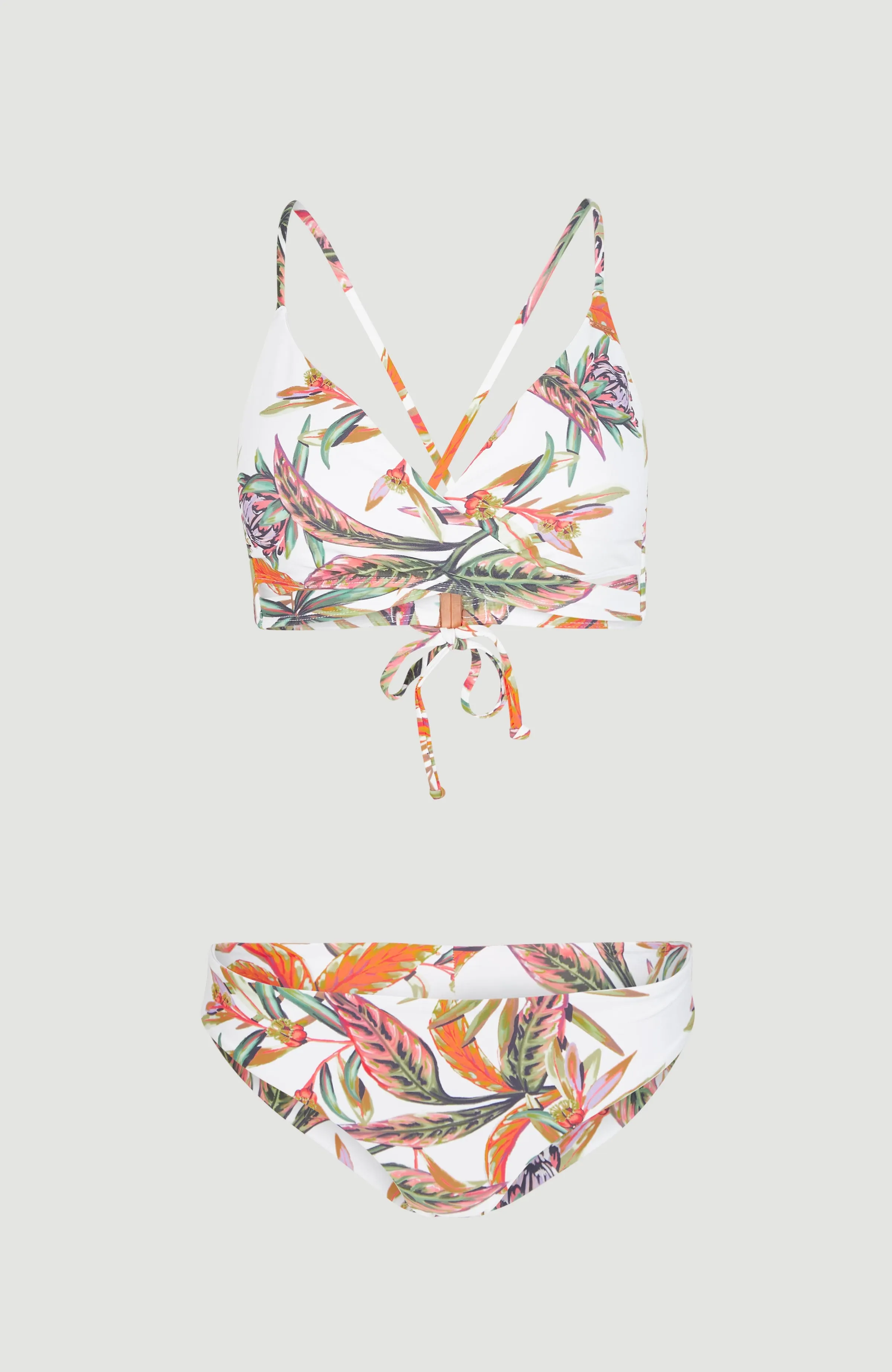Baay - Maoi Bikini Set | White Tropical Flower