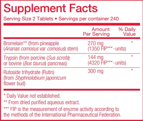 BACKORDER ONLY - Wobenzym Plus 480 Count