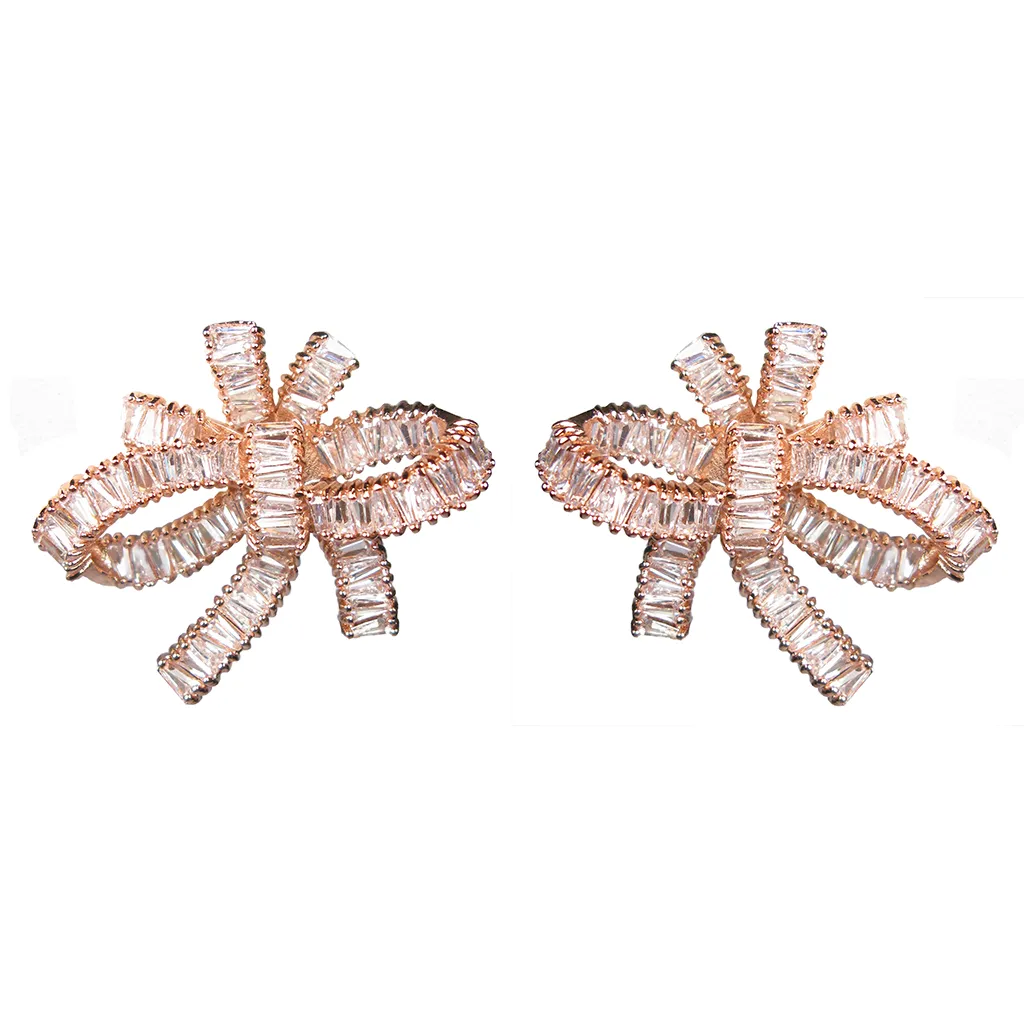 Baguette Bow Serenade Diamontage™ 8.6 Carat Earrings