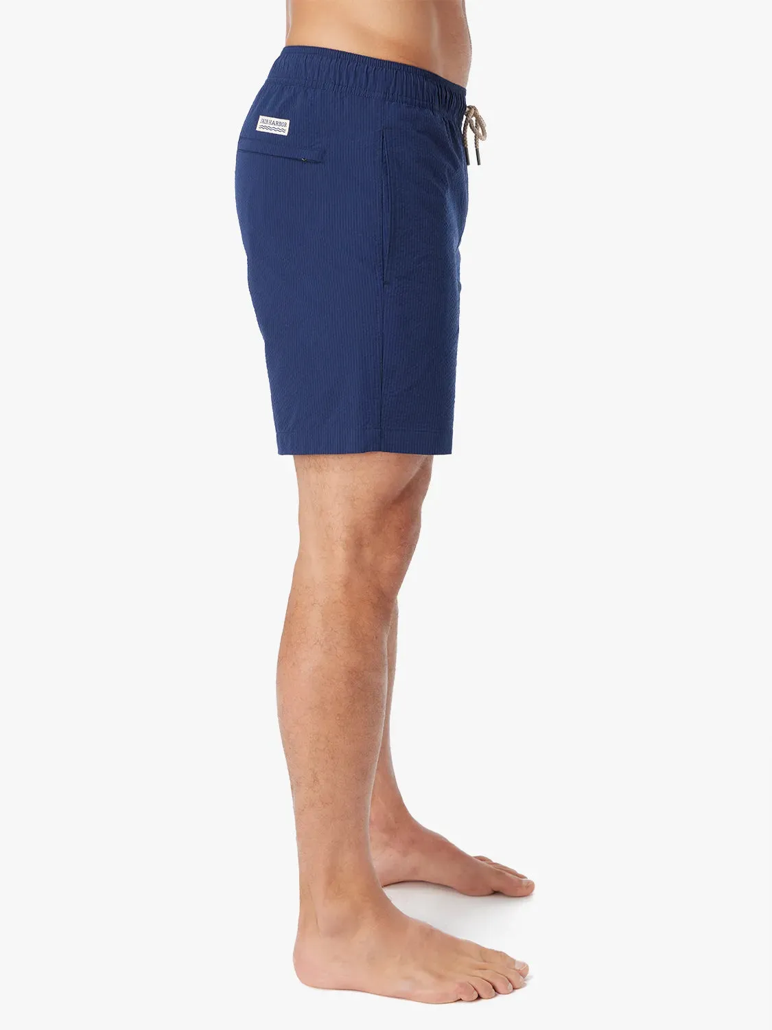 Bayberry Trunk | Navy Seersucker