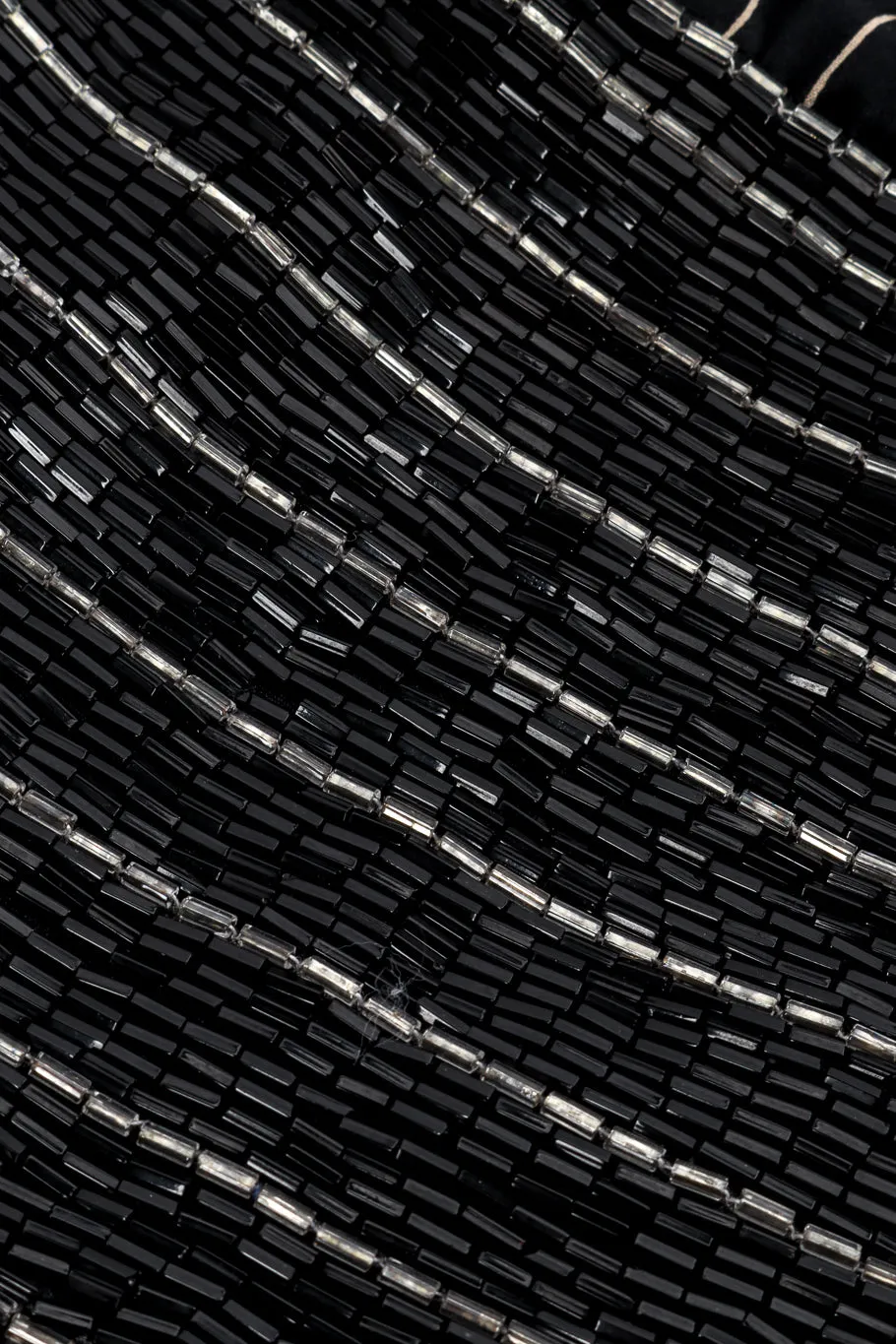Beaded Pinstripe Dress