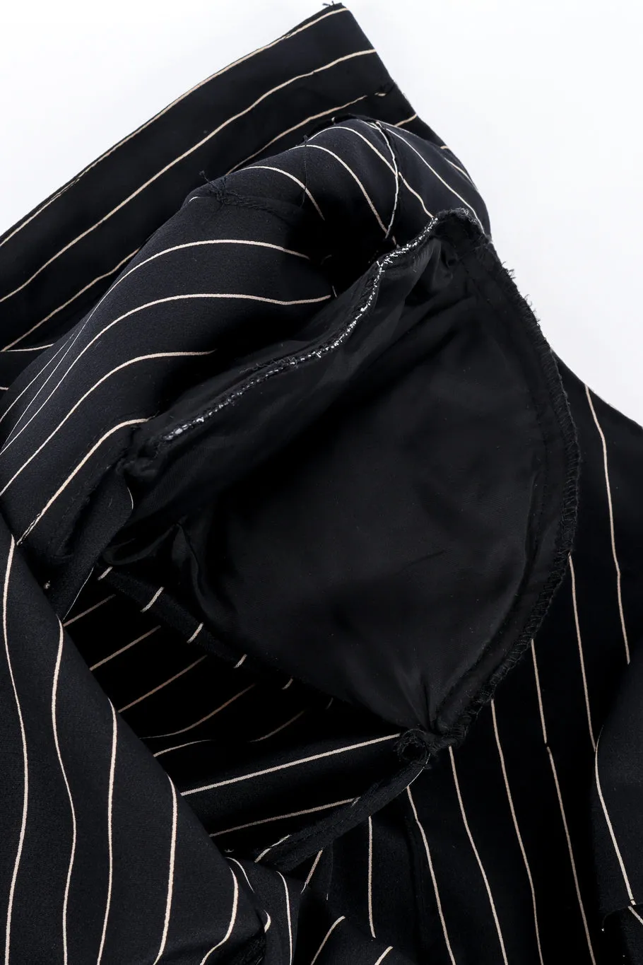Beaded Pinstripe Dress