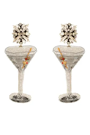 Bemelmans Beaded Martini Drop Earrings