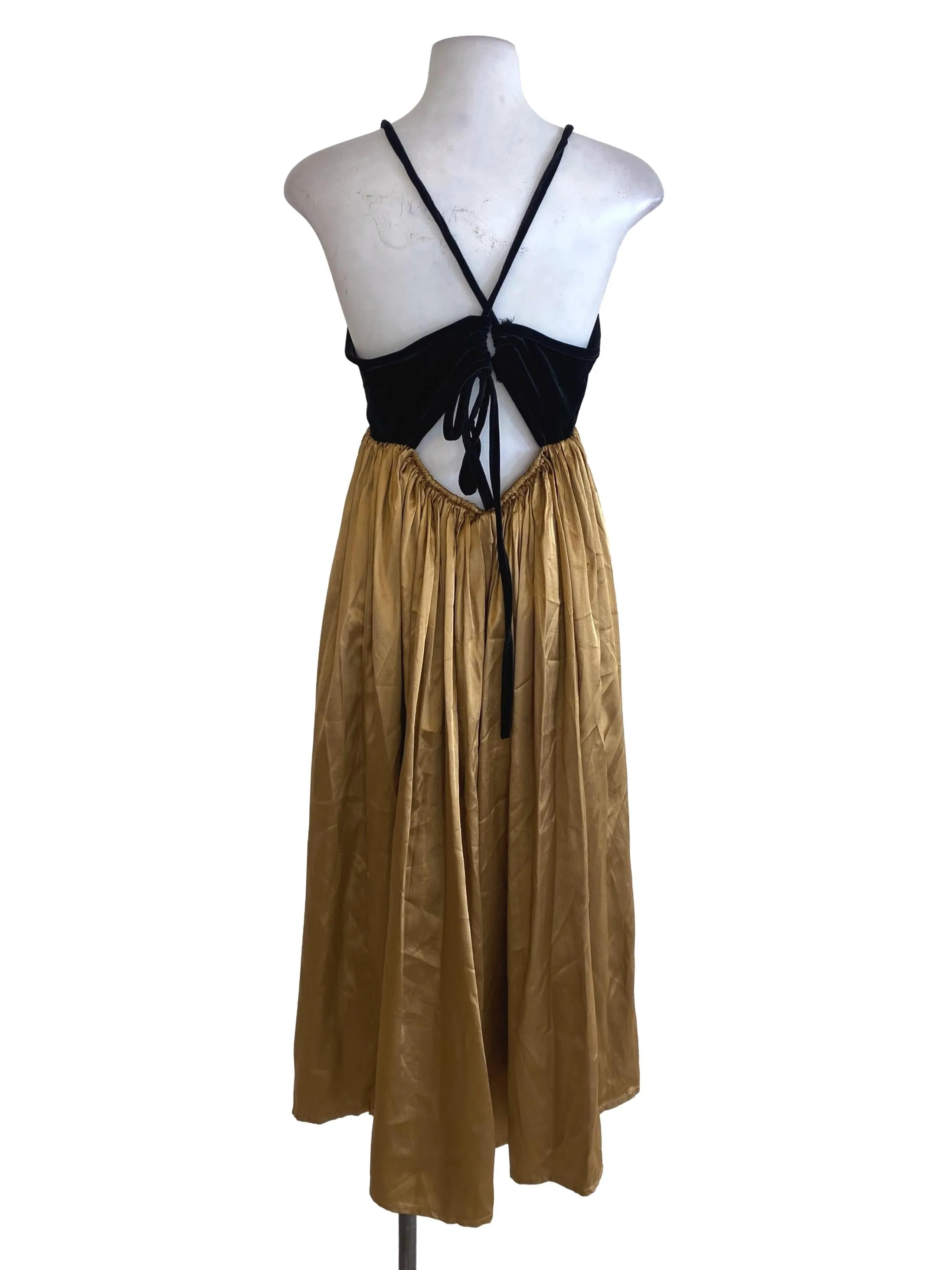 Black With Gold Chains Skorts