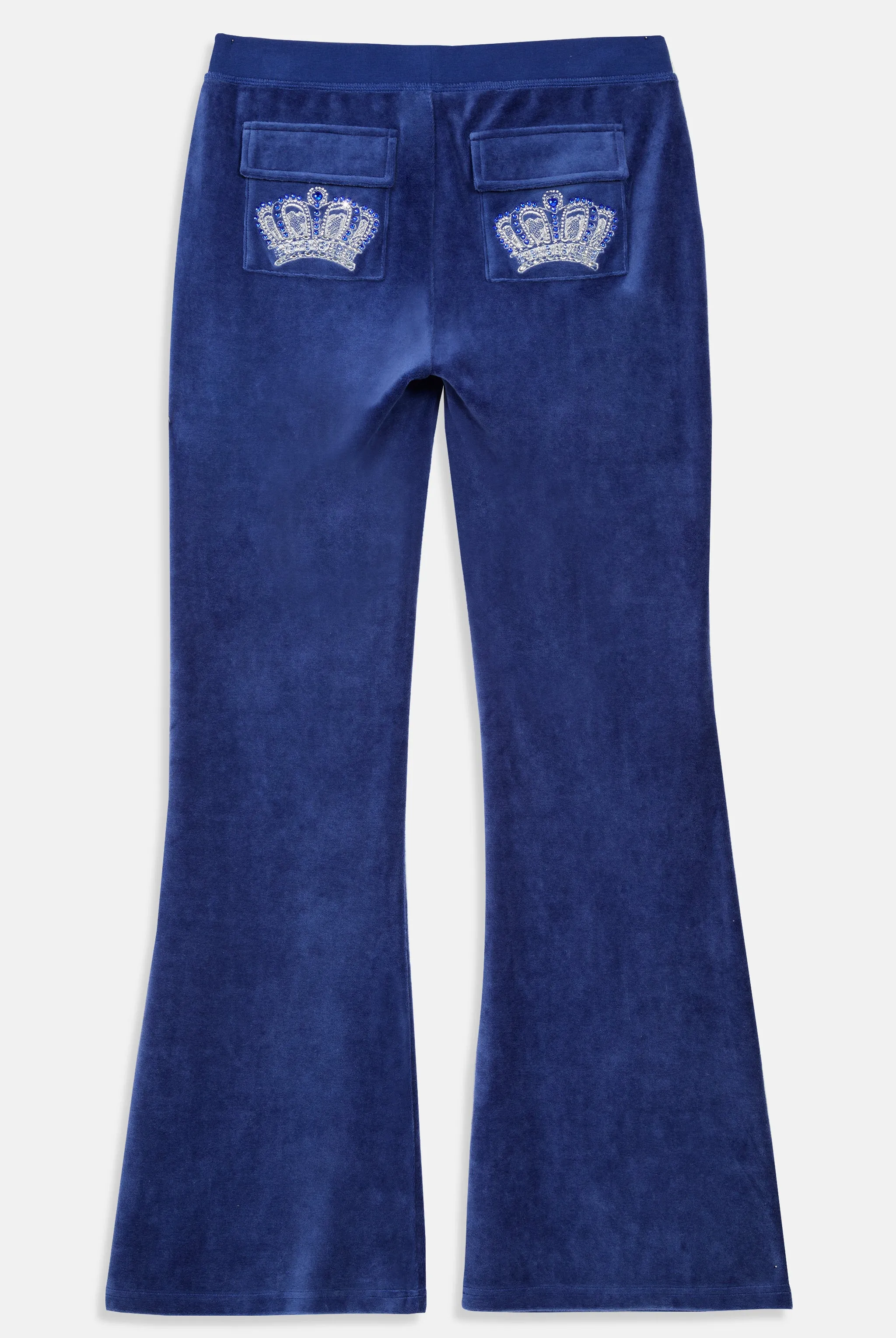 BLUE DEPTHS ULTRA LOW RISE CROWN BAMBOO VELOUR HERITAGE BOTTOMS