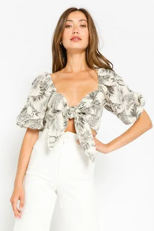 Breezy Palm Top