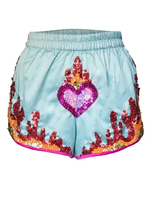 Burning Love Silky Boxer Shorts