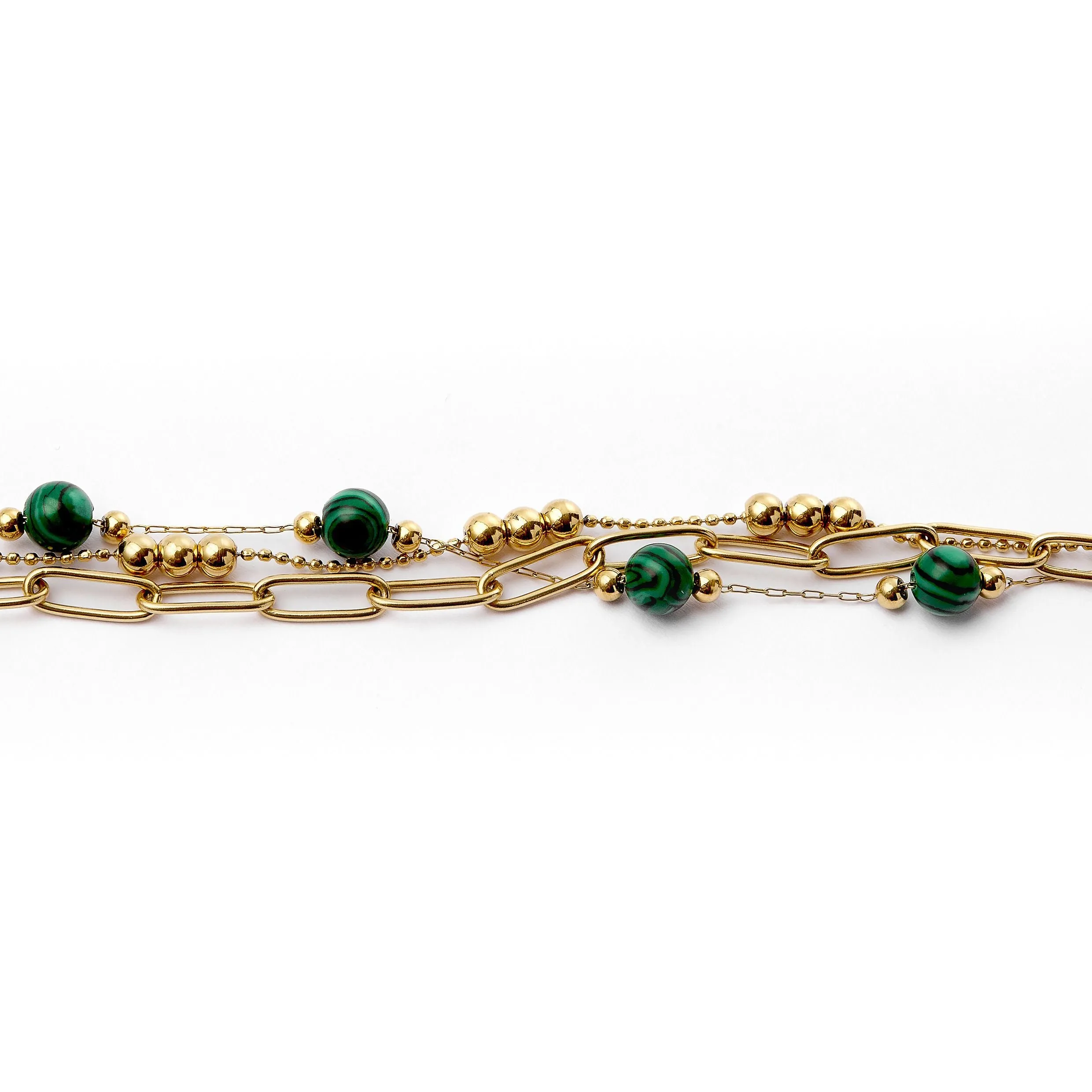 CACHAREL CJB450T - Bracelet Andrea Gold/ Green