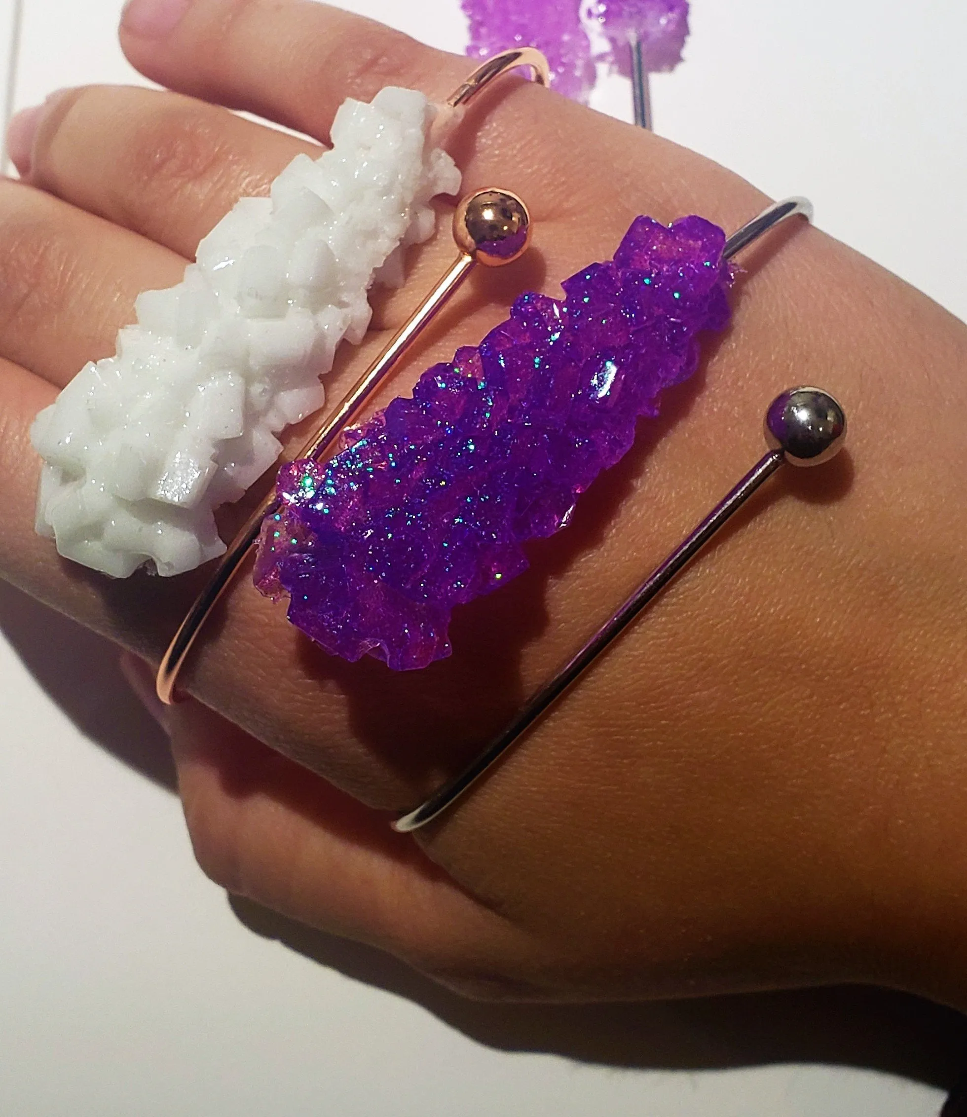 CARIBBEAN SEA ROCK CANDY PALM CUFF