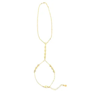 Casia CZ Heart Hand Chain