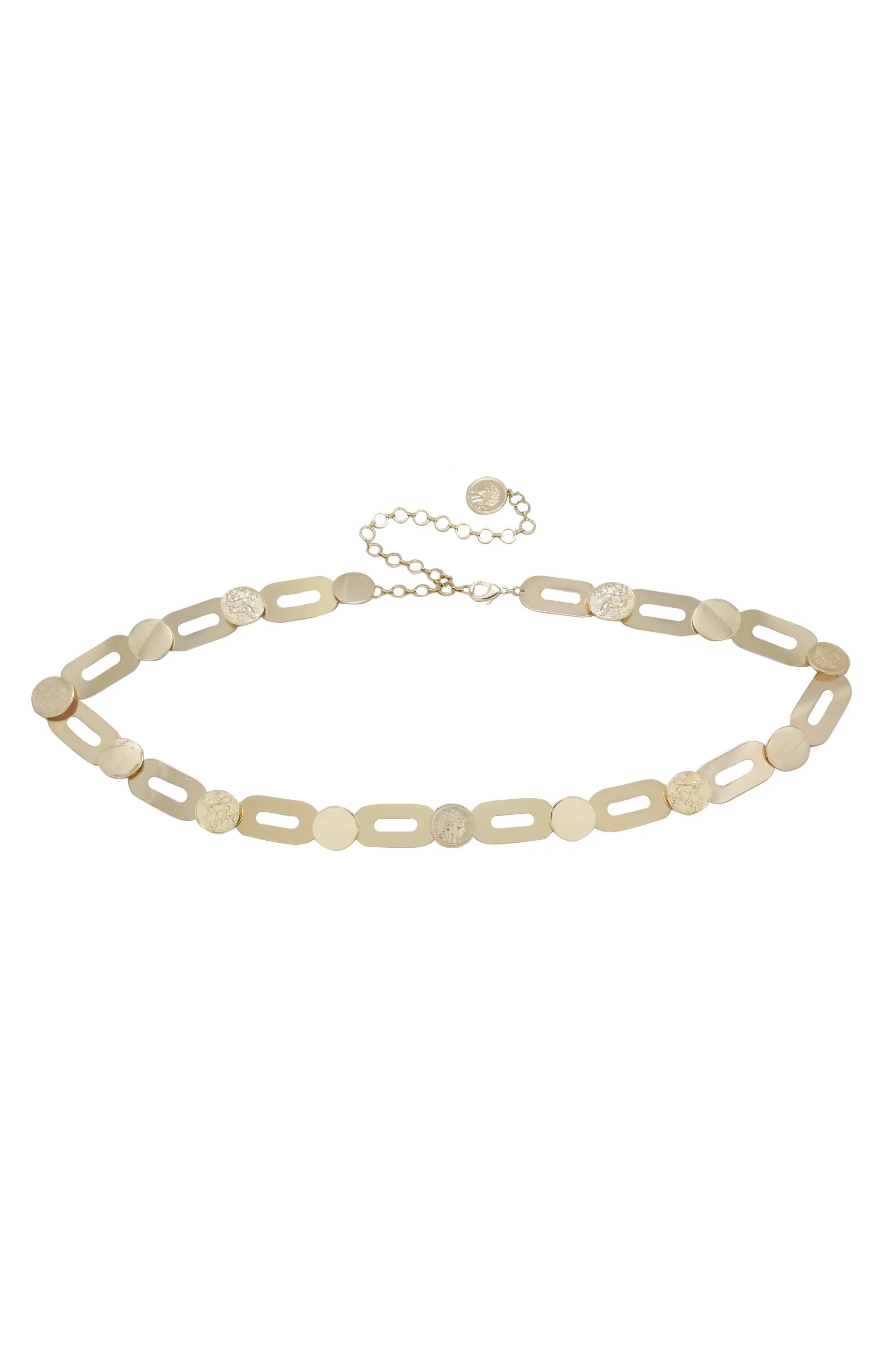 Chain Link Belt in Gold